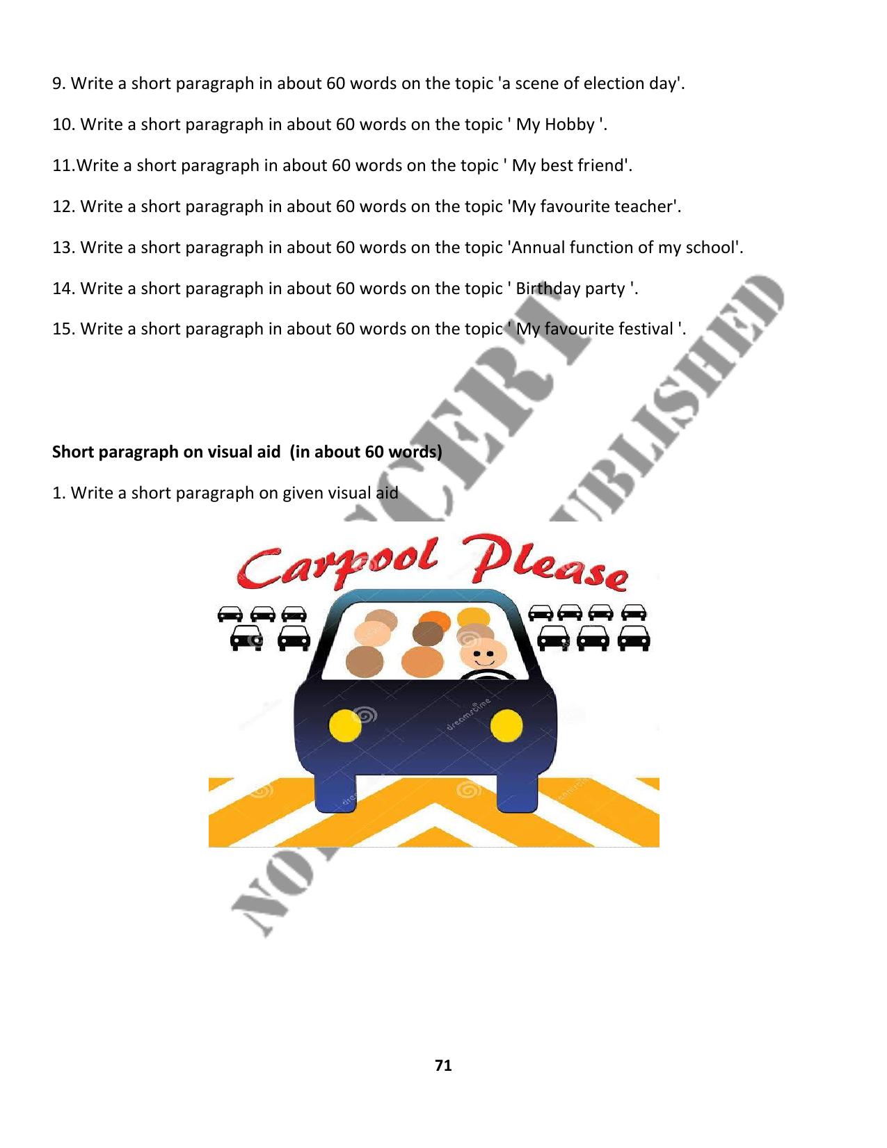 RBSE 2023 Class 10 English Question Bank - Page 76