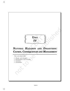 NCERT Book for Class 11 Geography (Part-II) Chapter 7 Natural Hazards and Disasters