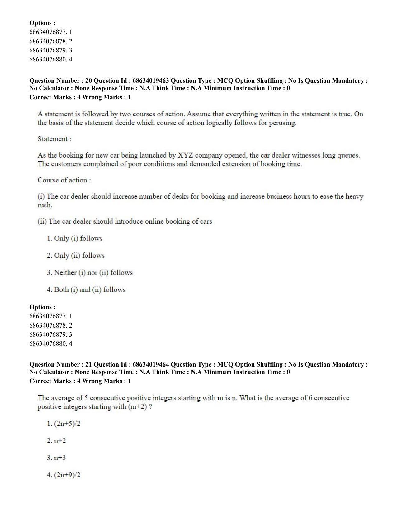 CUET PG 2023: COQP18 – Physical Education(ENG) - Shift 2 (13-06-2023) Question Paper - Page 20
