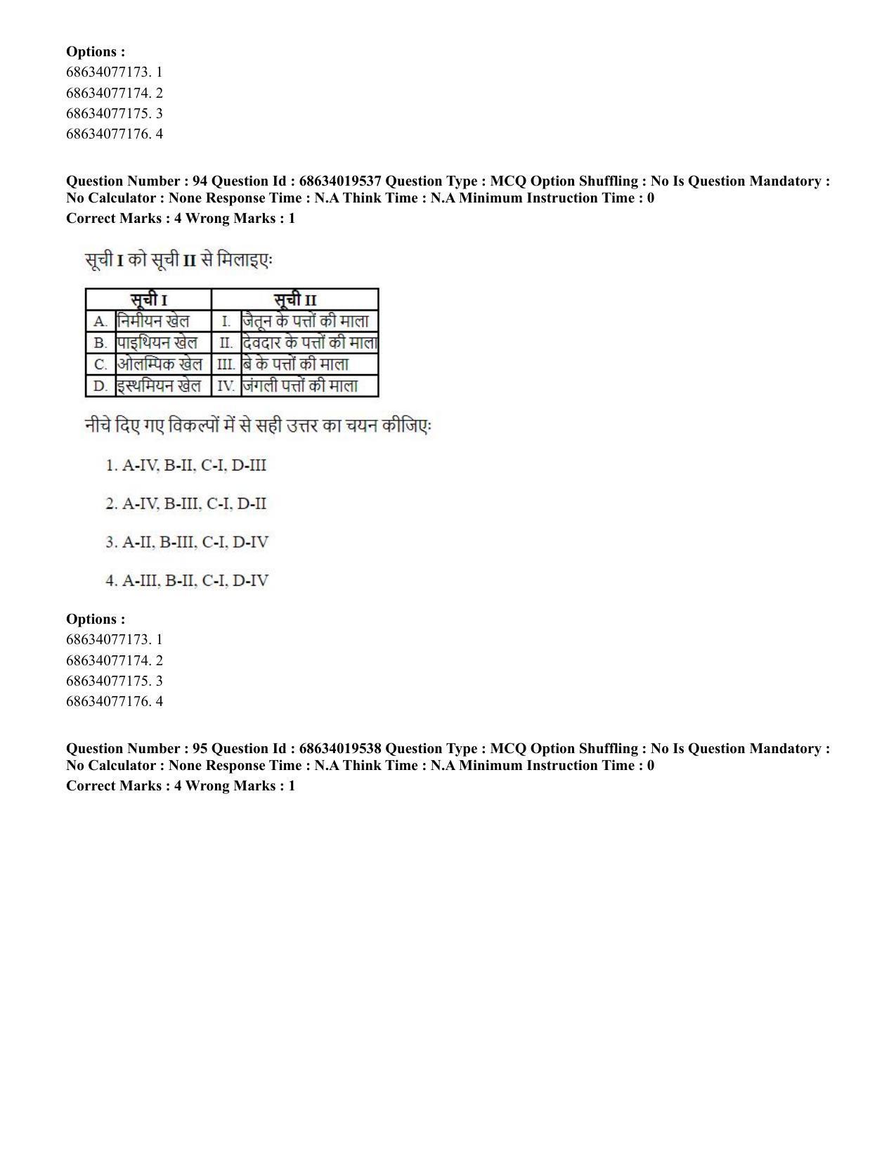CUET PG 2023: COQP18 – Physical Education(ENG) - Shift 2 (13-06-2023) Question Paper - Page 89