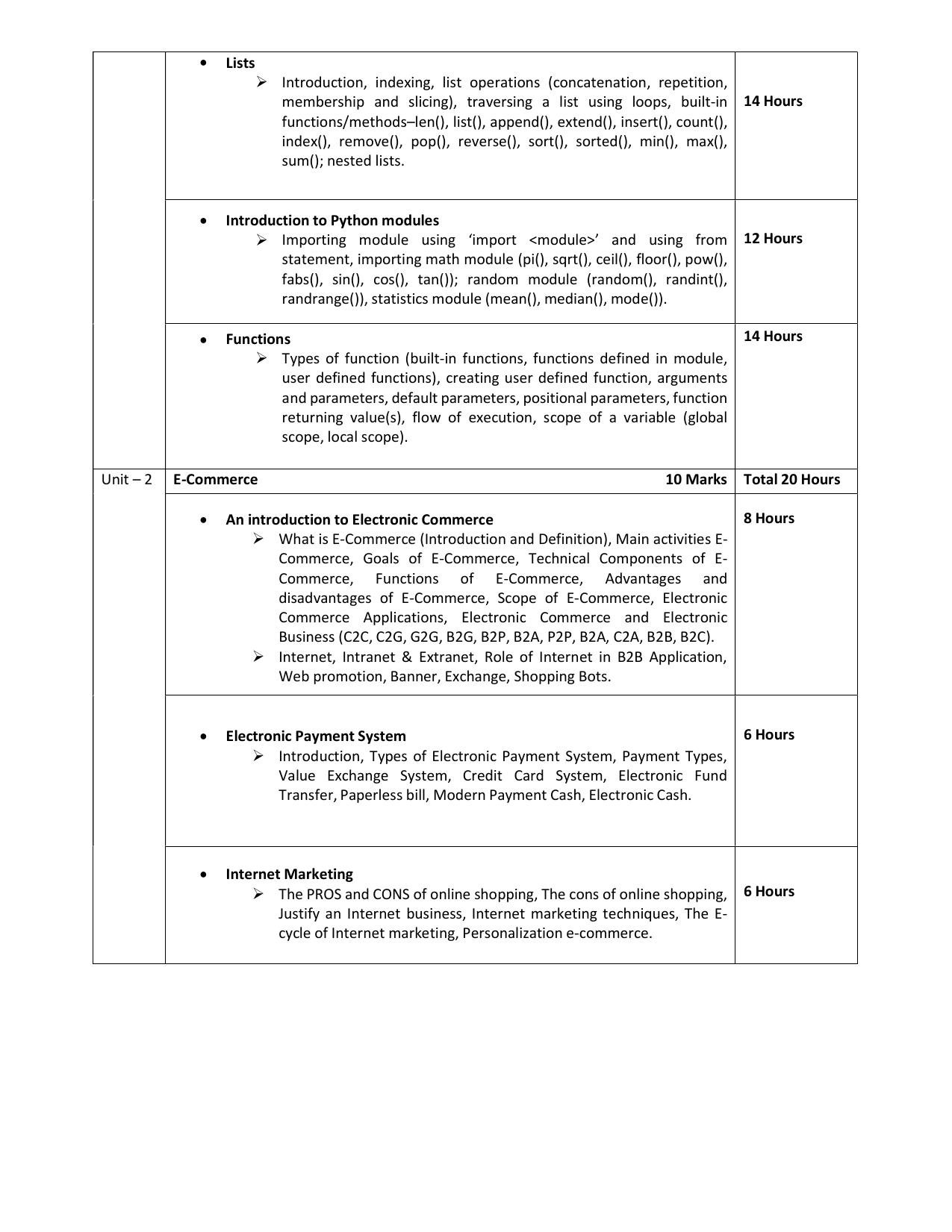 WBCHSE Class 11 & 12 Syllabus for Modern Computer Application (COMA) (SET I) - Page 8