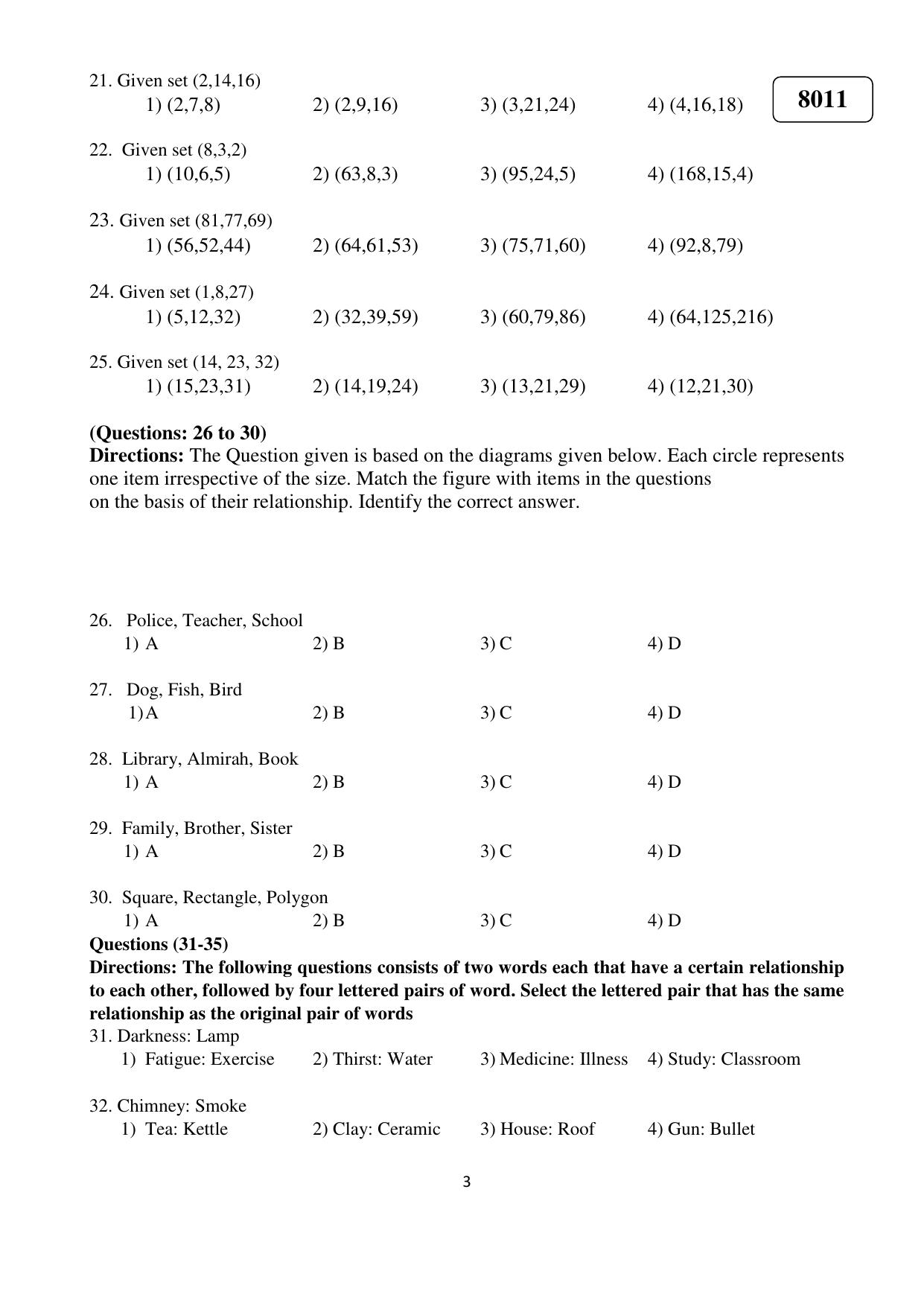 Puducherry NMMS 2021 Question Paper - Page 4