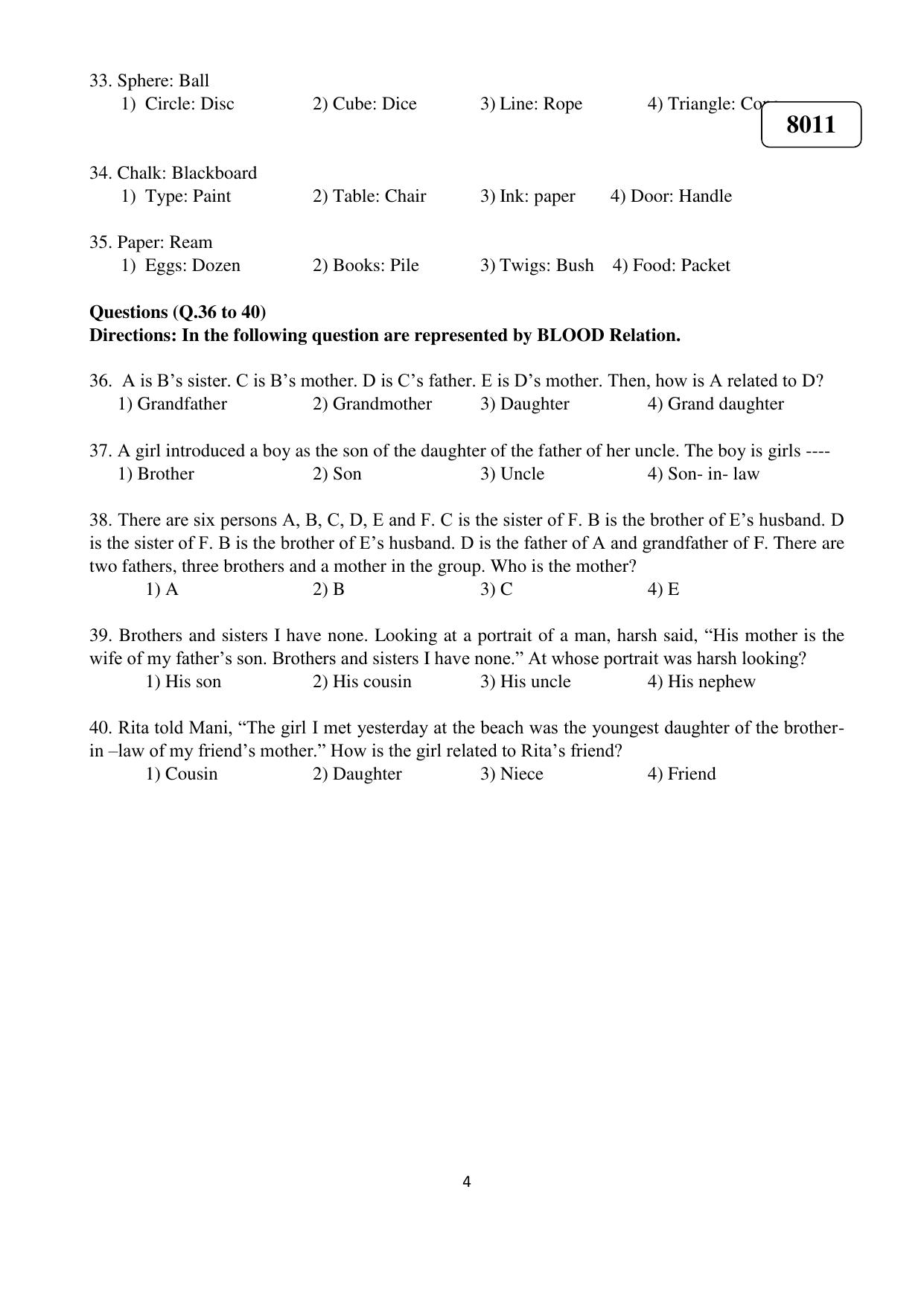 Puducherry NMMS 2021 Question Paper - Page 5