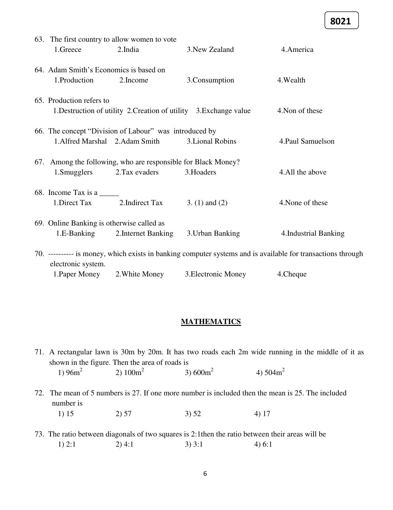 Puducherry NMMS 2021 Question Paper - Page 21