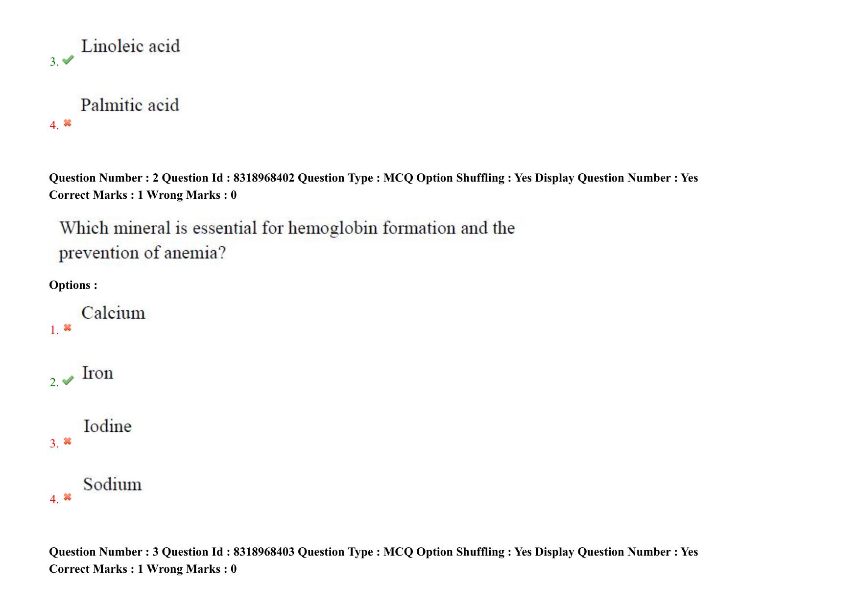 AP PGCET 2025 Food Technology Paper with Answer Key - Page 3