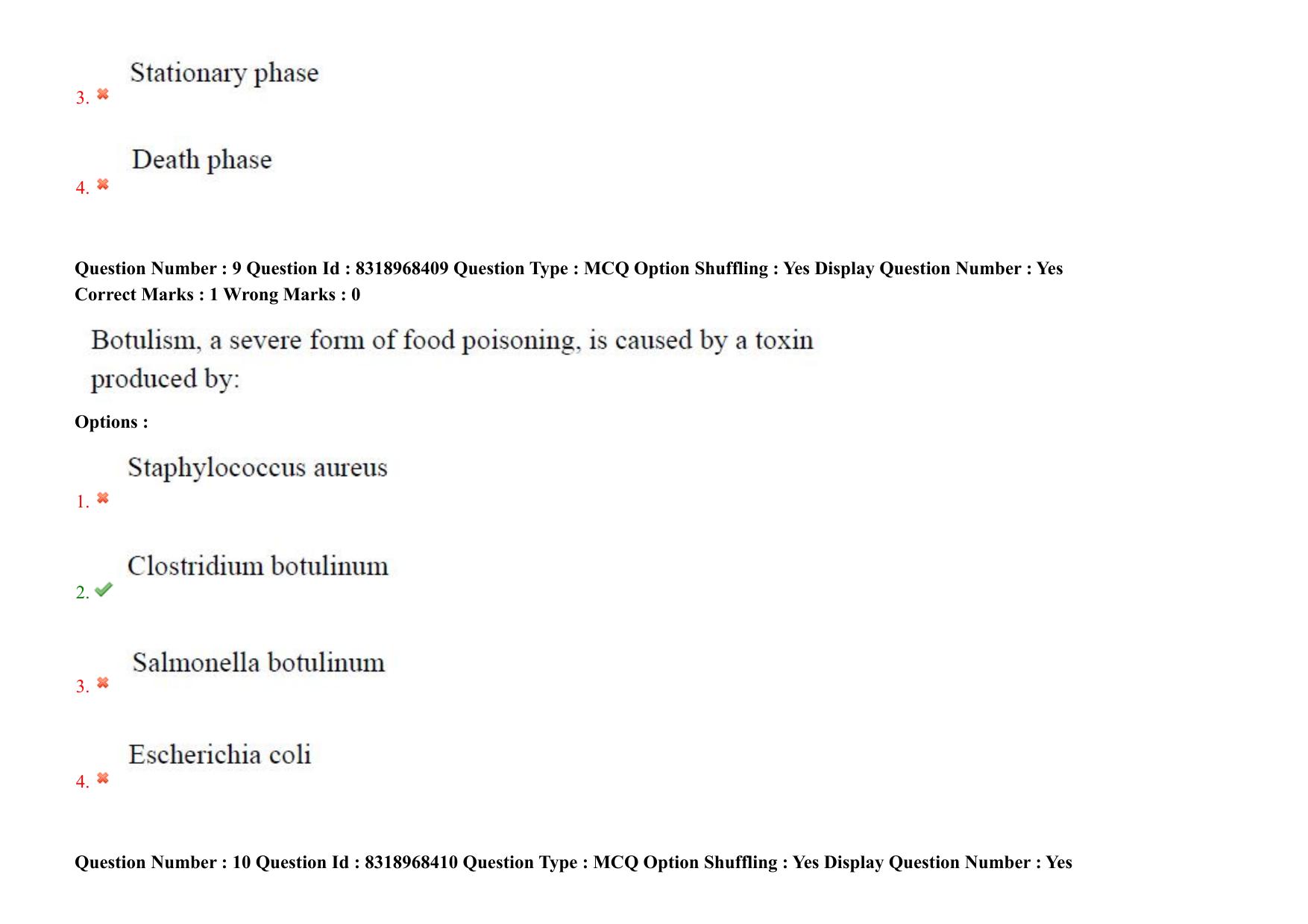 AP PGCET 2025 Food Technology Paper with Answer Key - Page 8