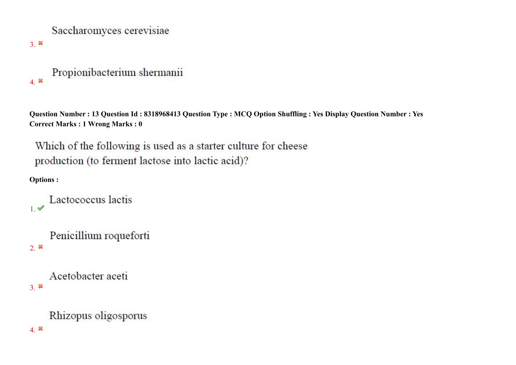 AP PGCET 2025 Food Technology Paper with Answer Key - Page 11
