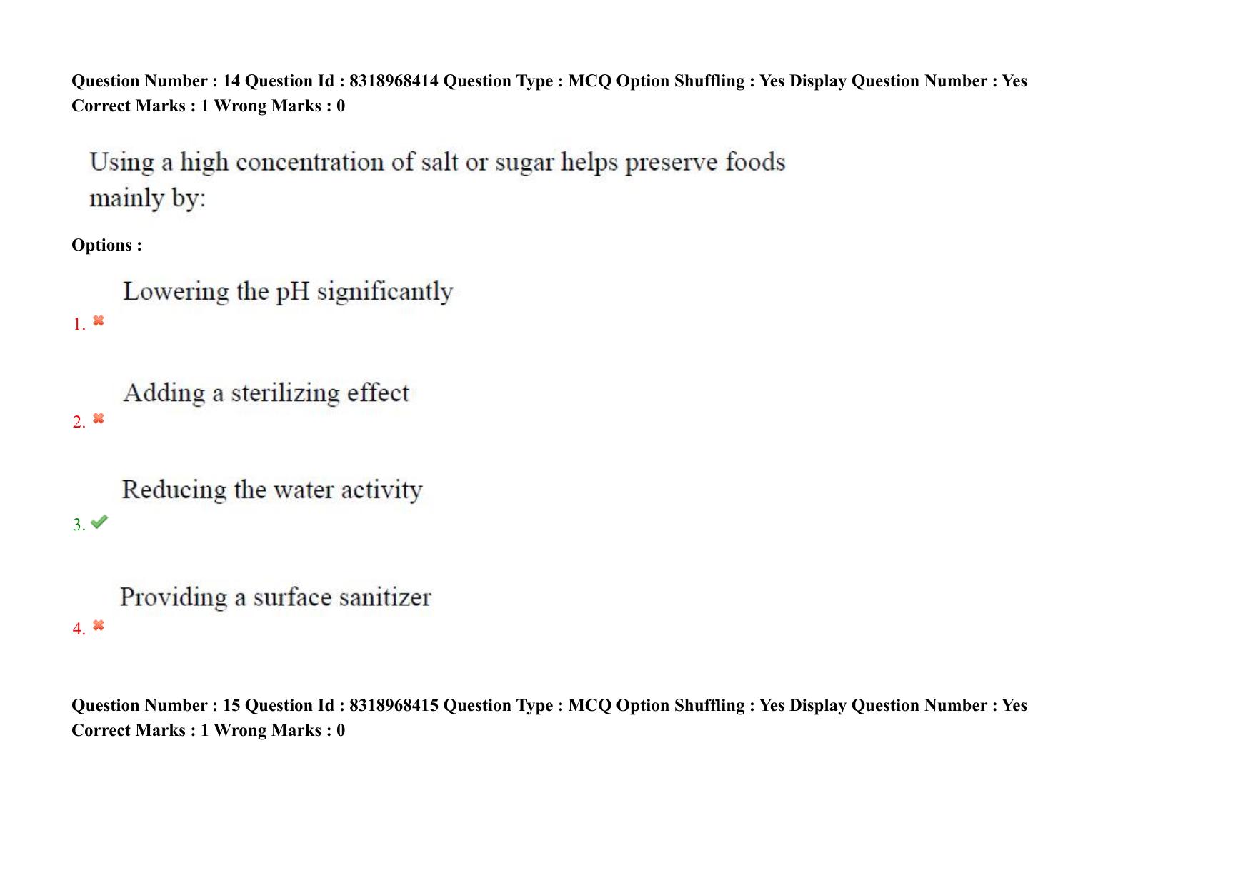 AP PGCET 2025 Food Technology Paper with Answer Key - Page 12