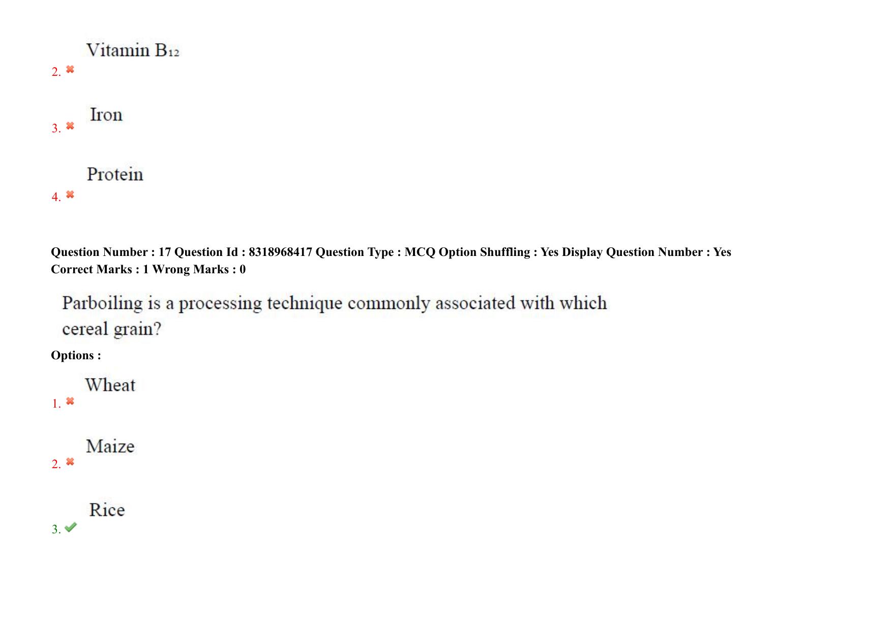 AP PGCET 2025 Food Technology Paper with Answer Key - Page 14