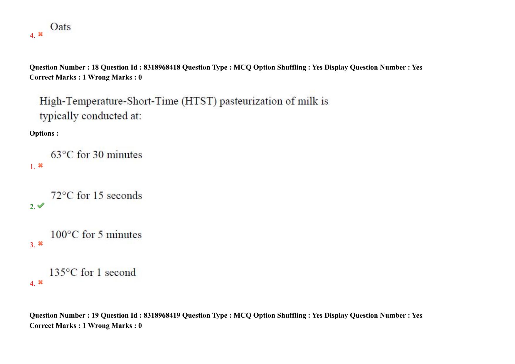 AP PGCET 2025 Food Technology Paper with Answer Key - Page 15