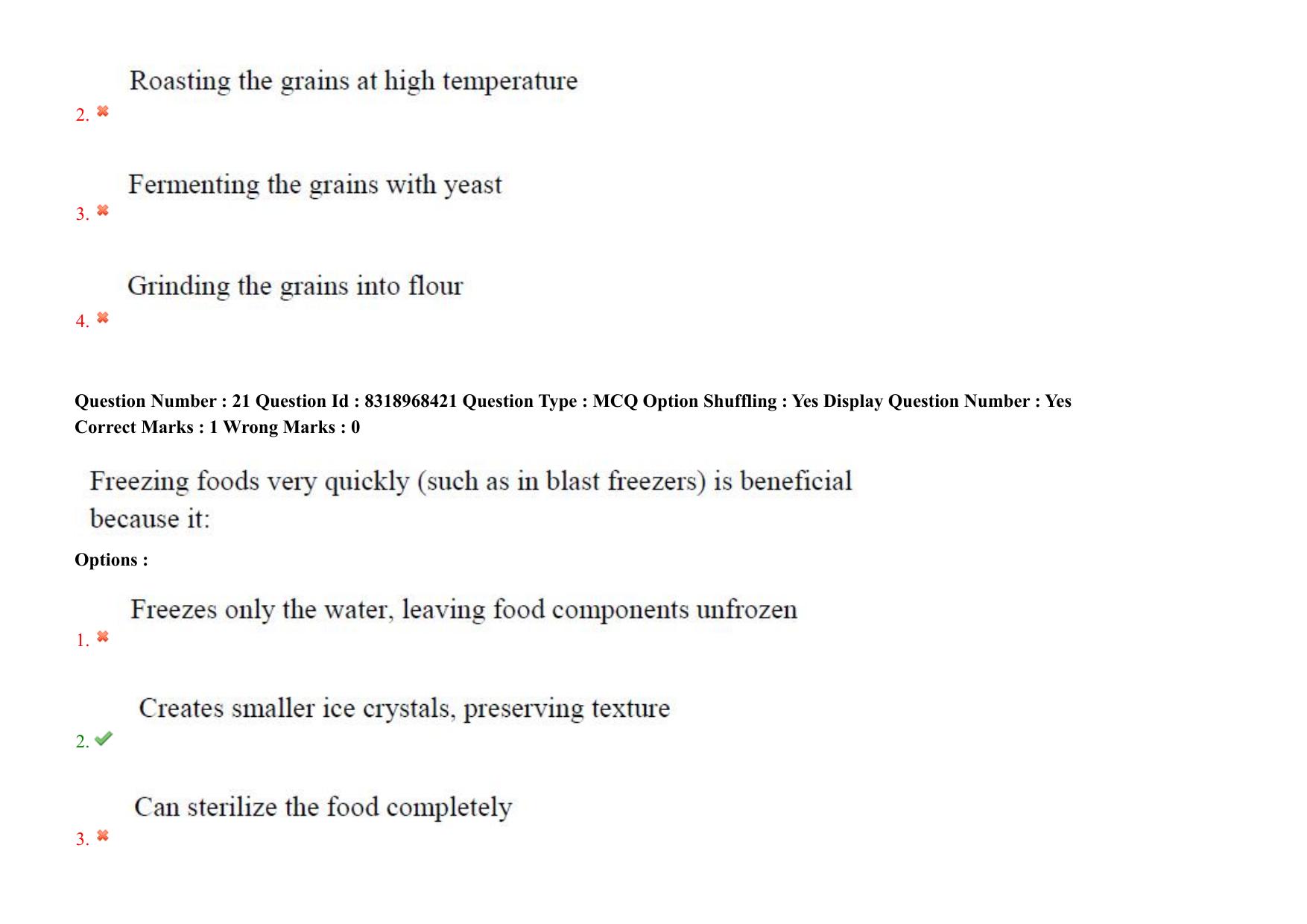 AP PGCET 2025 Food Technology Paper with Answer Key - Page 17