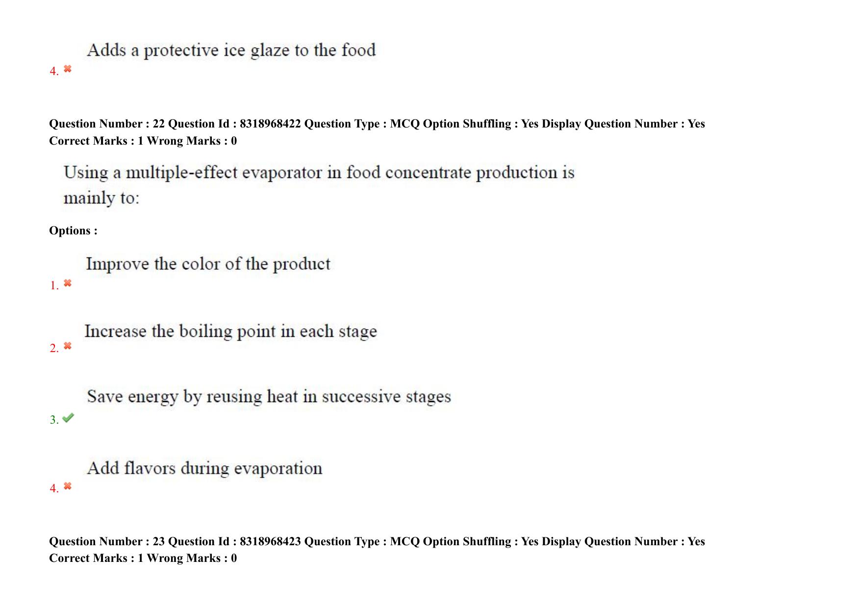 AP PGCET 2025 Food Technology Paper with Answer Key - Page 18