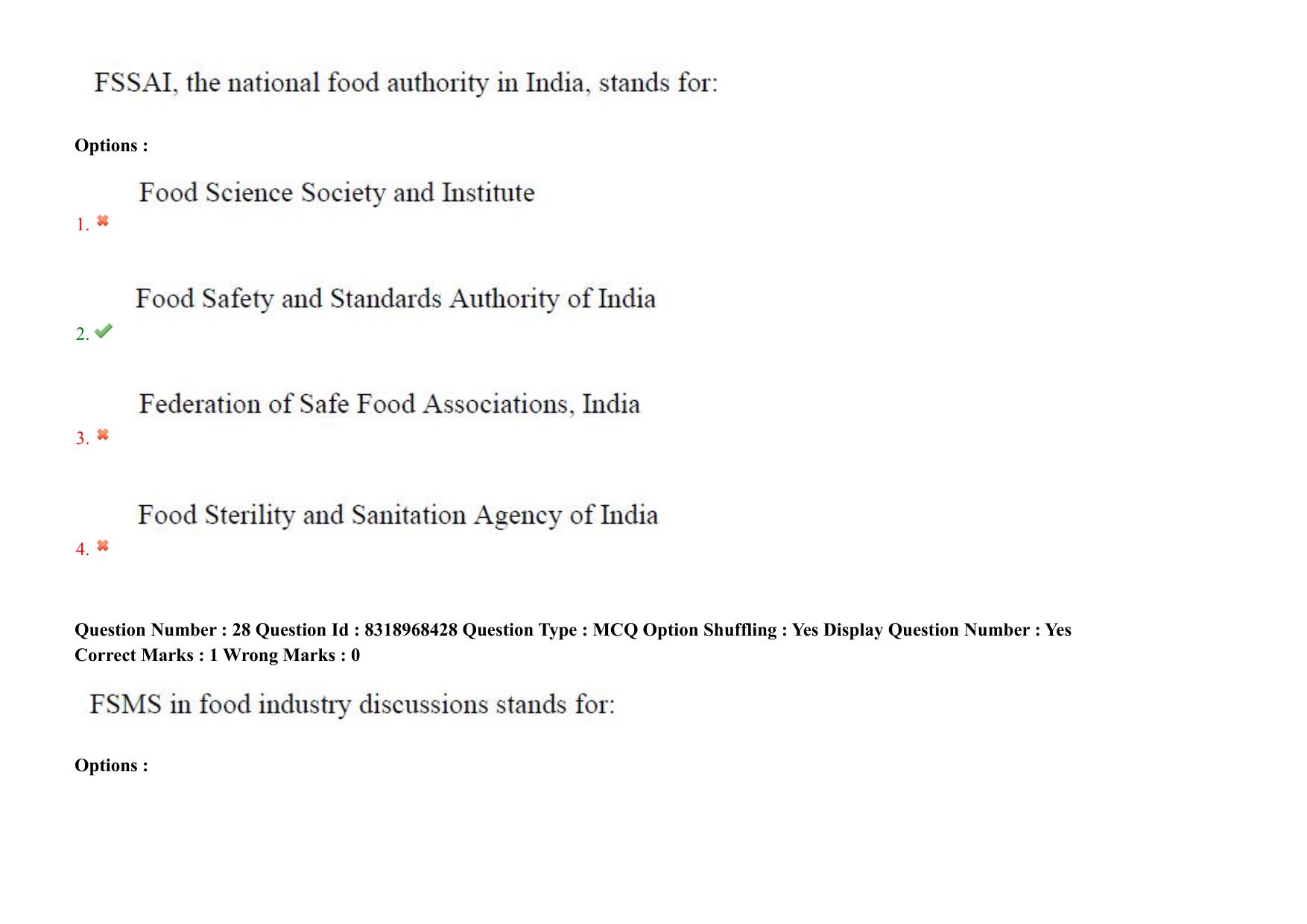 AP PGCET 2025 Food Technology Paper with Answer Key - Page 22