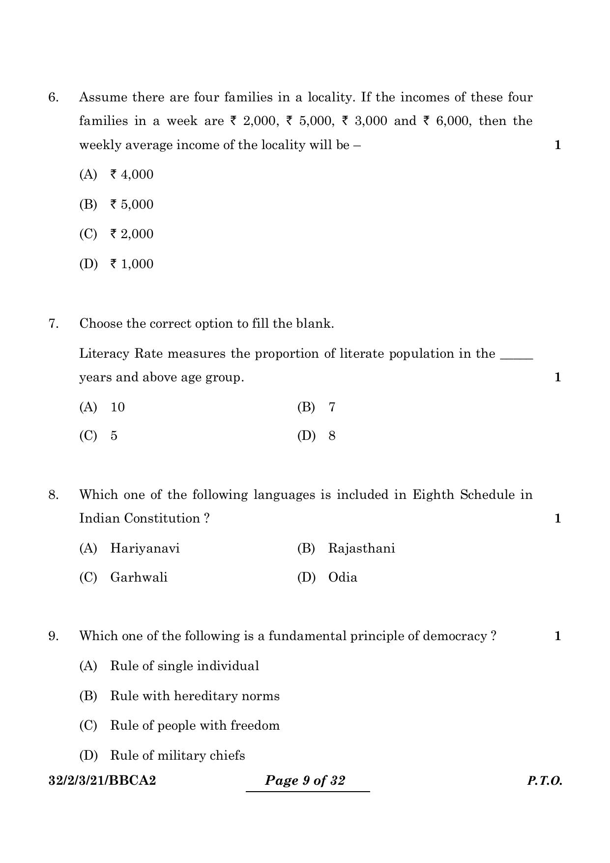 CBSE Class 10 32-2-3 Social Science 2024 Question Paper - Page 9