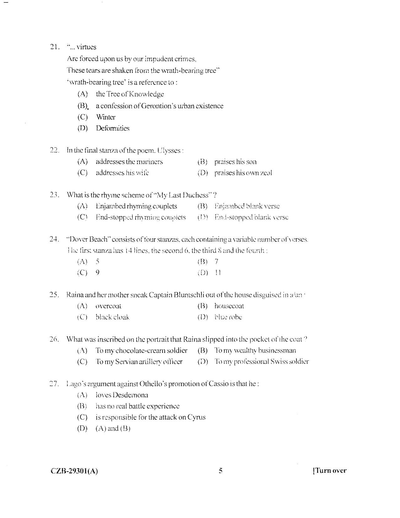 KUET 2024 M.A. English Question Paper - Page 80