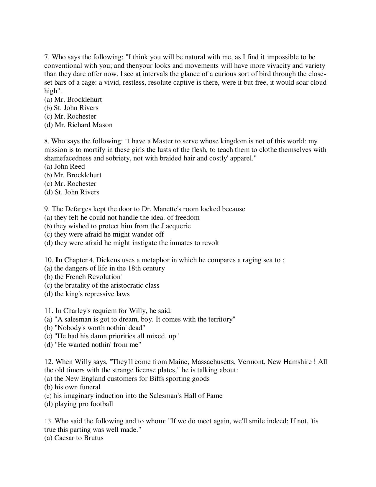 KUET 2024 M.A. English Question Paper - Page 96