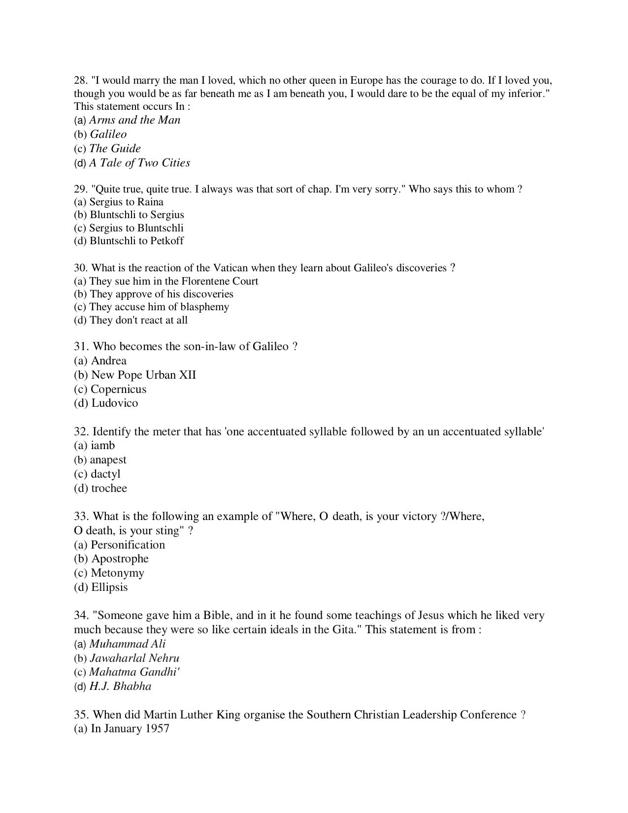 KUET 2024 M.A. English Question Paper - Page 99