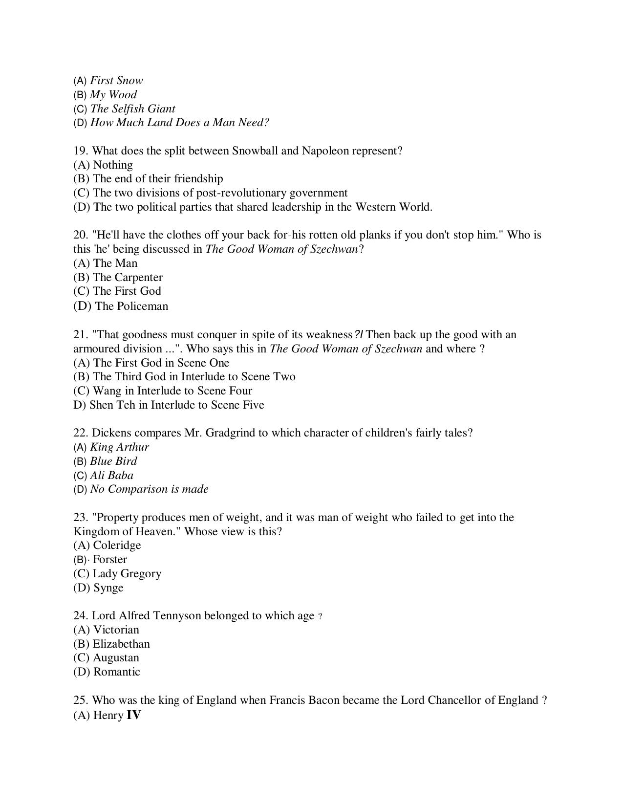 KUET 2024 M.A. English Question Paper - Page 114