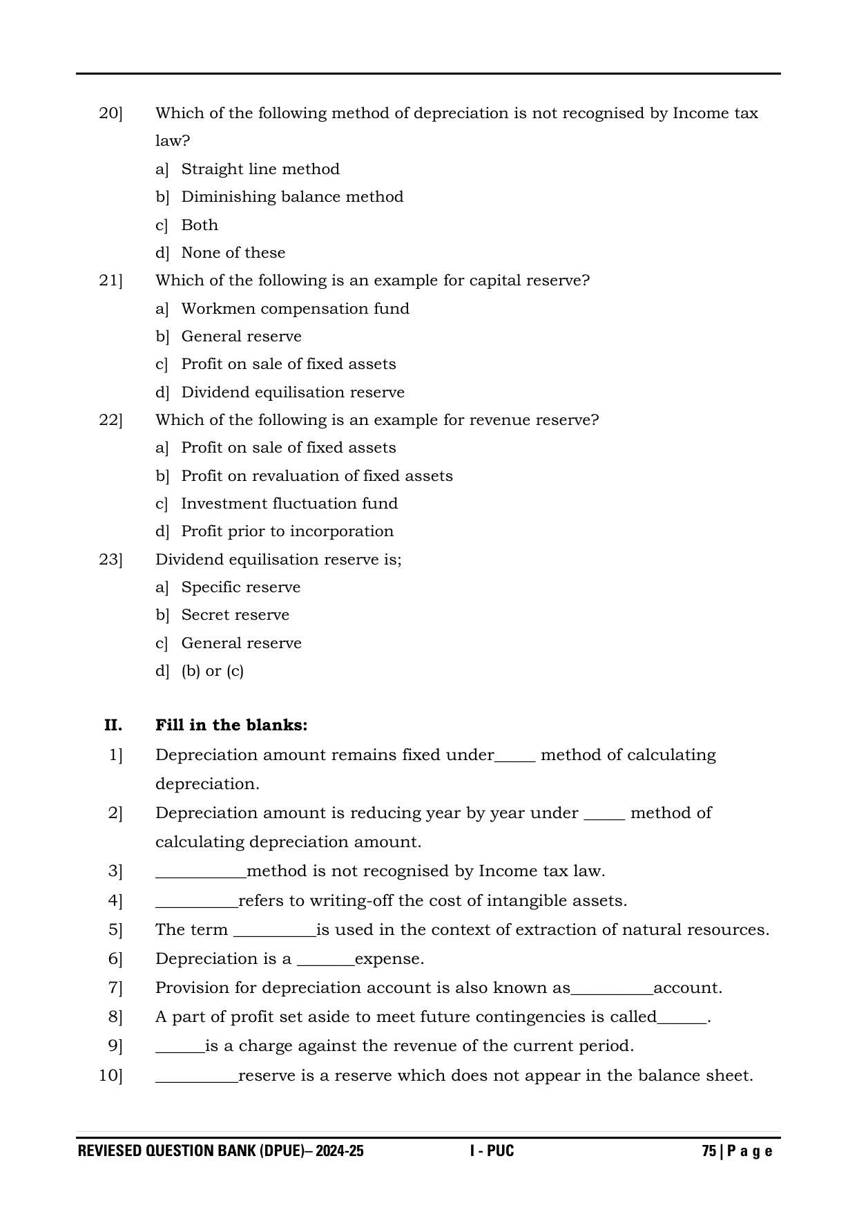 Karnataka 1st PUC Question Bank 2025 - Accountancy - Page 78