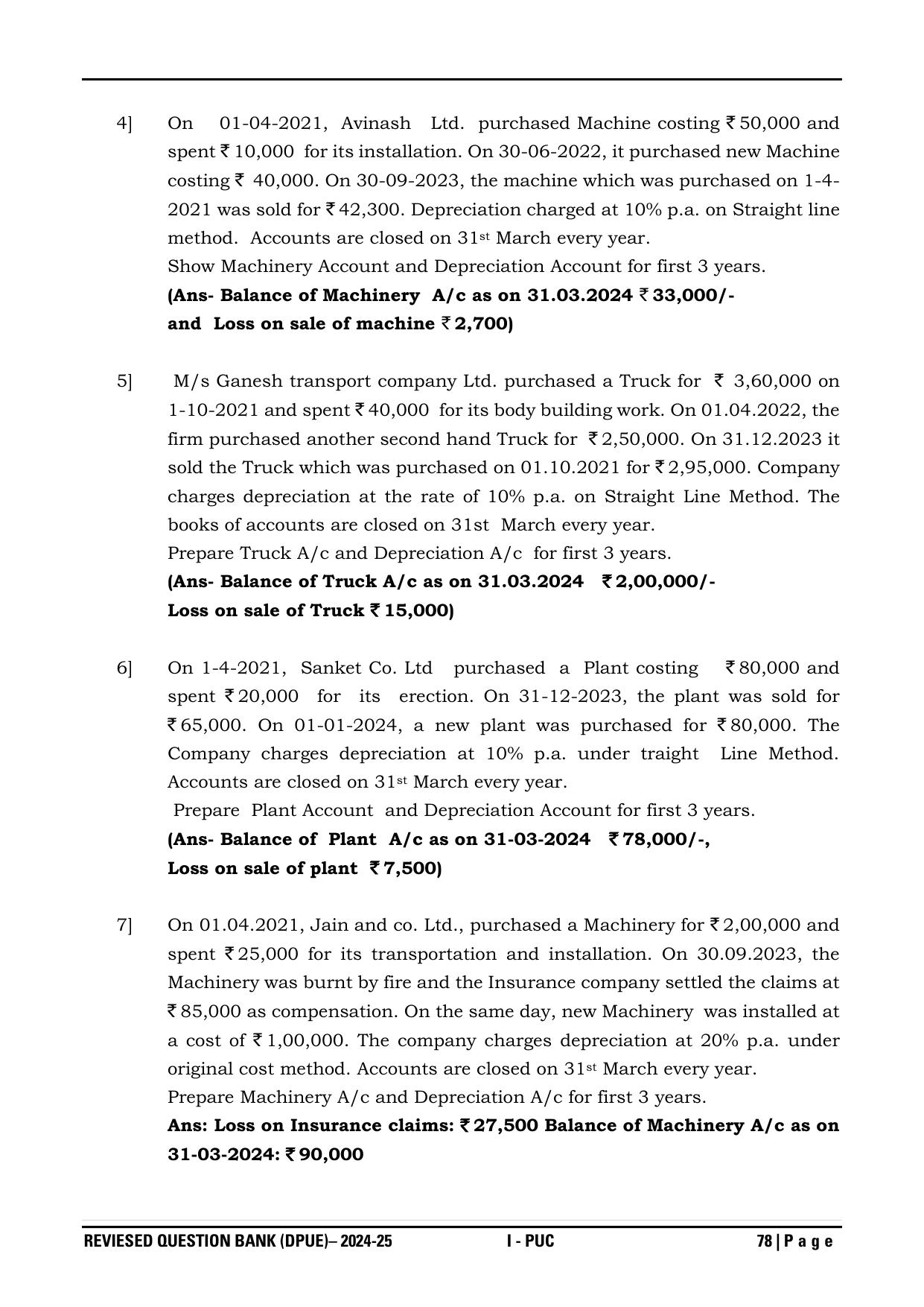 Karnataka 1st PUC Question Bank 2025 - Accountancy - Page 81