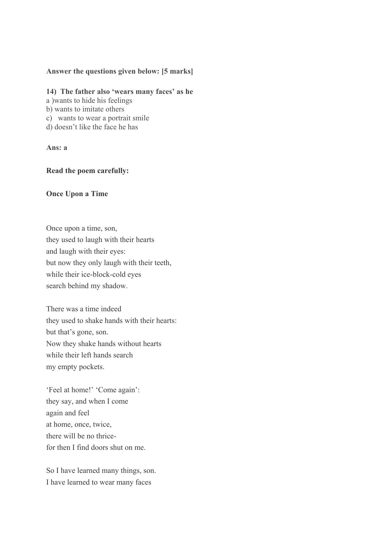 CBSE Worksheets for Class 9 English Passage Assignment 2 - Page 4