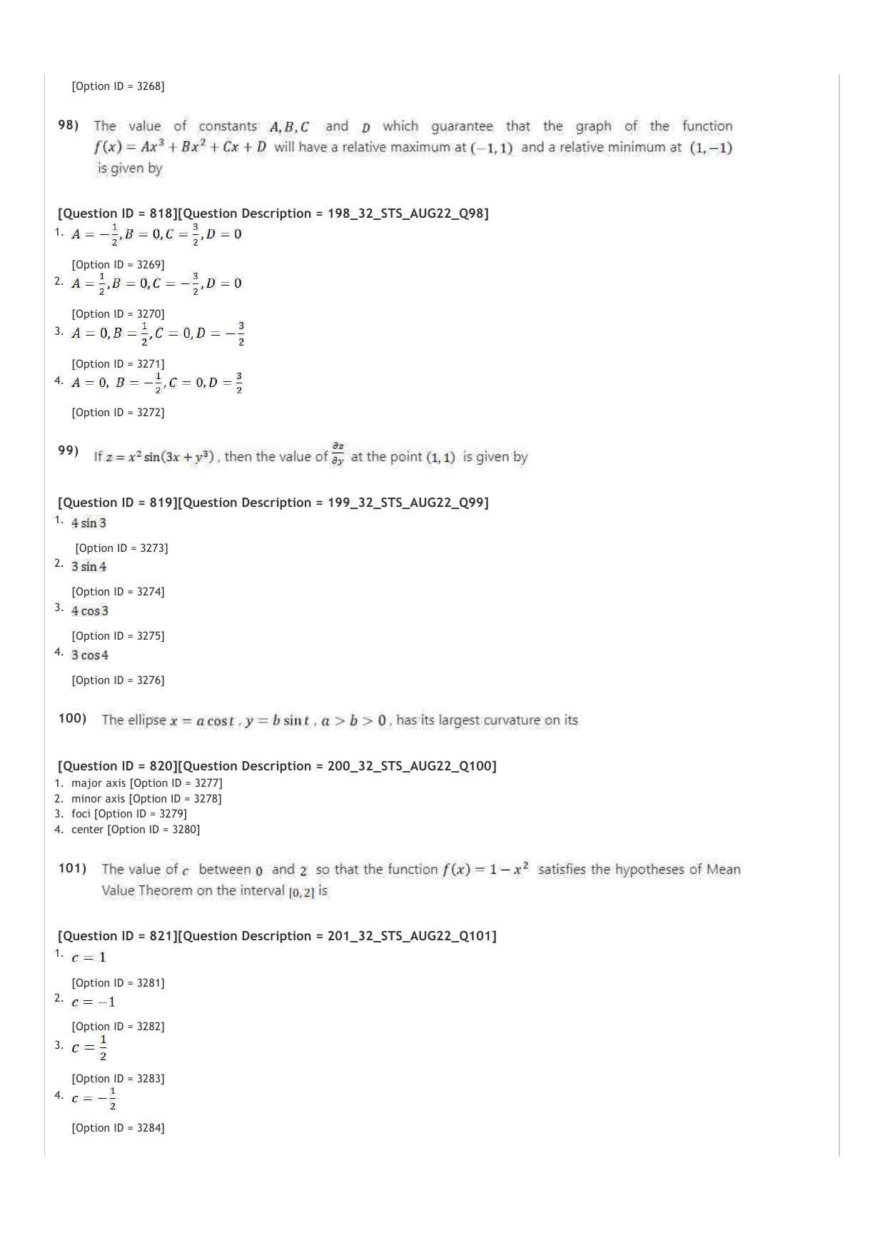 ICAR AIEEA PG 2022 STATISTICAL SCIENCES Question Paper - Page 16