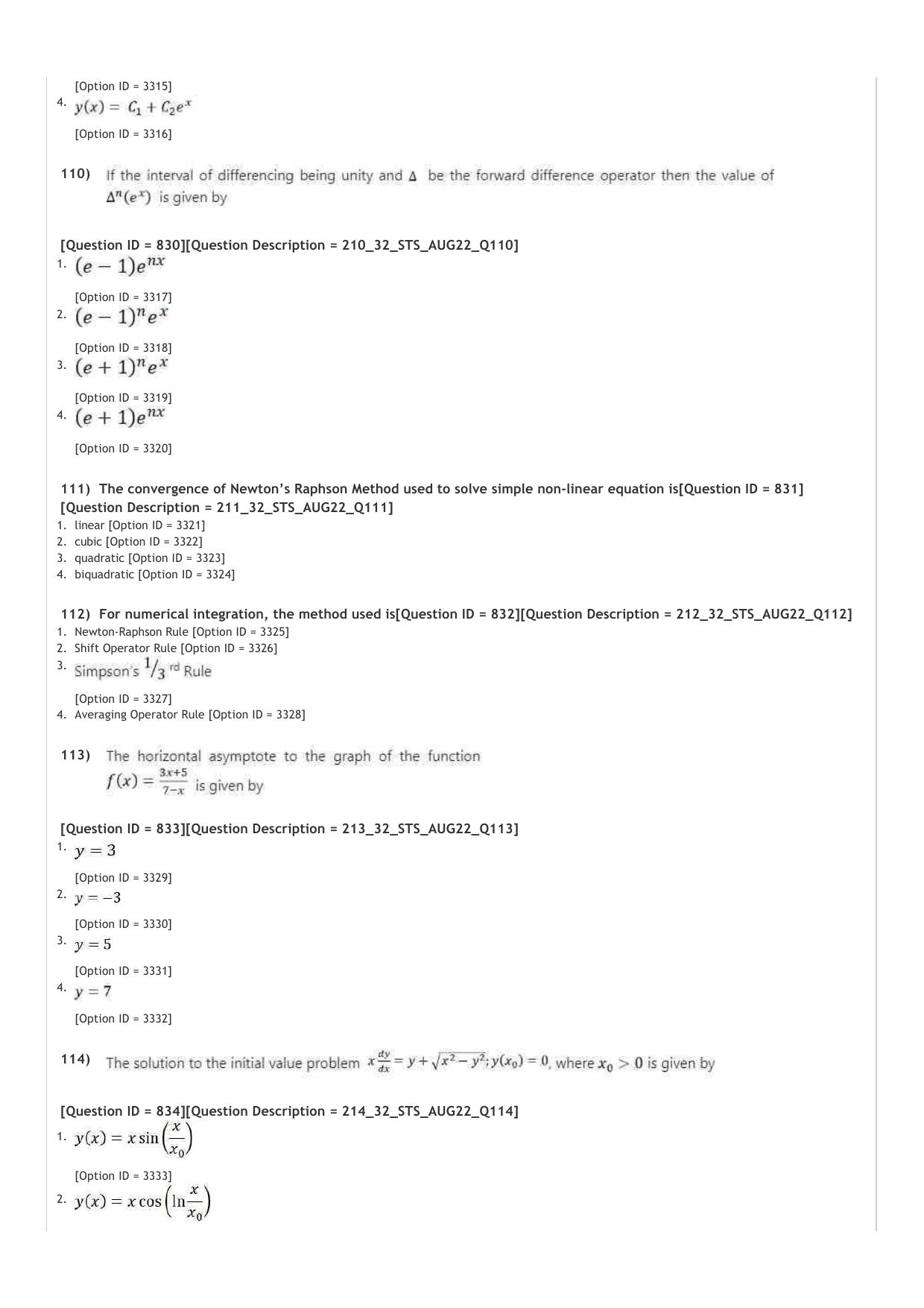 ICAR AIEEA PG 2022 STATISTICAL SCIENCES Question Paper - Page 19