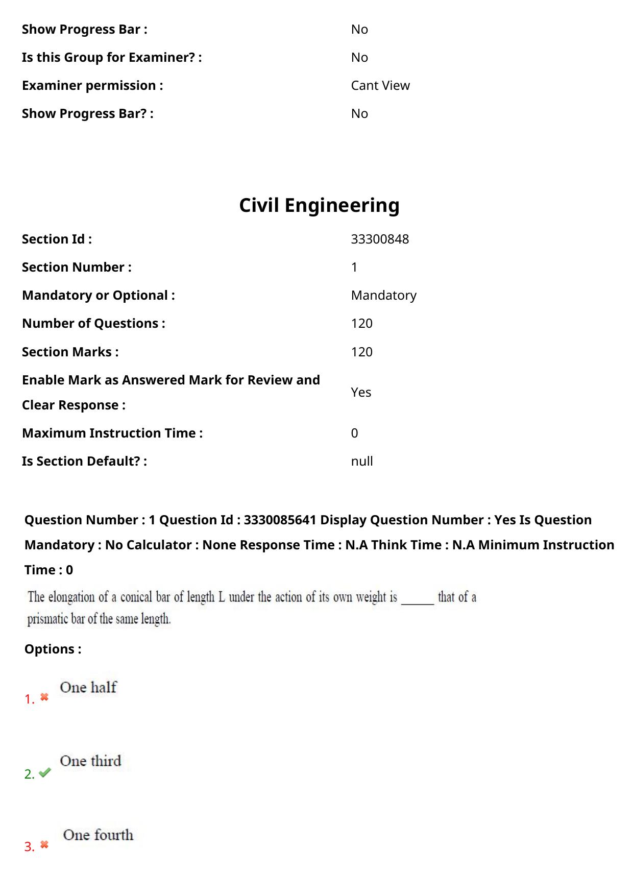 AP PGECET 2024 Civil Engineering Question Paper with Preliminary Key - Page 2