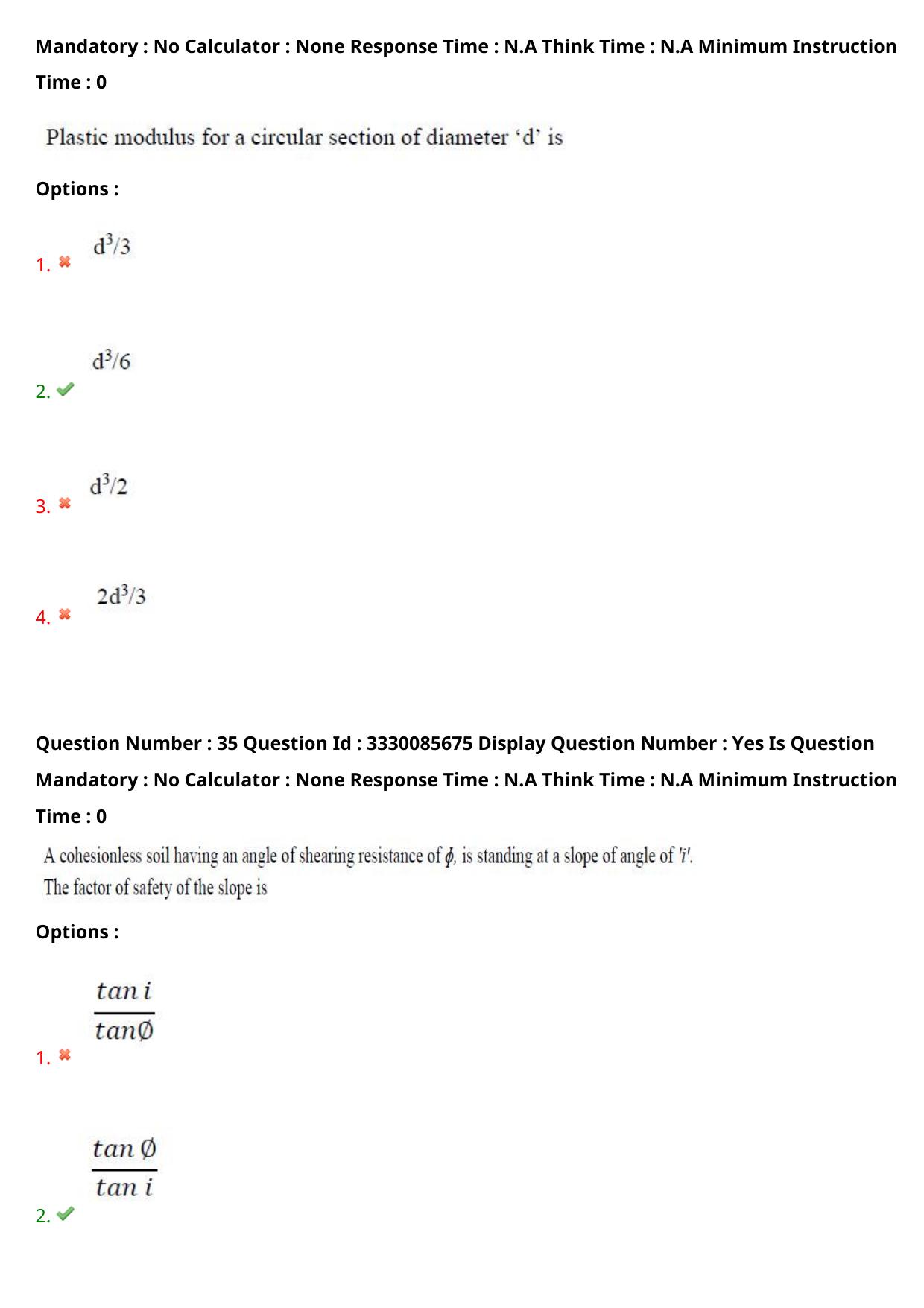 AP PGECET 2024 Civil Engineering Question Paper with Preliminary Key - Page 24