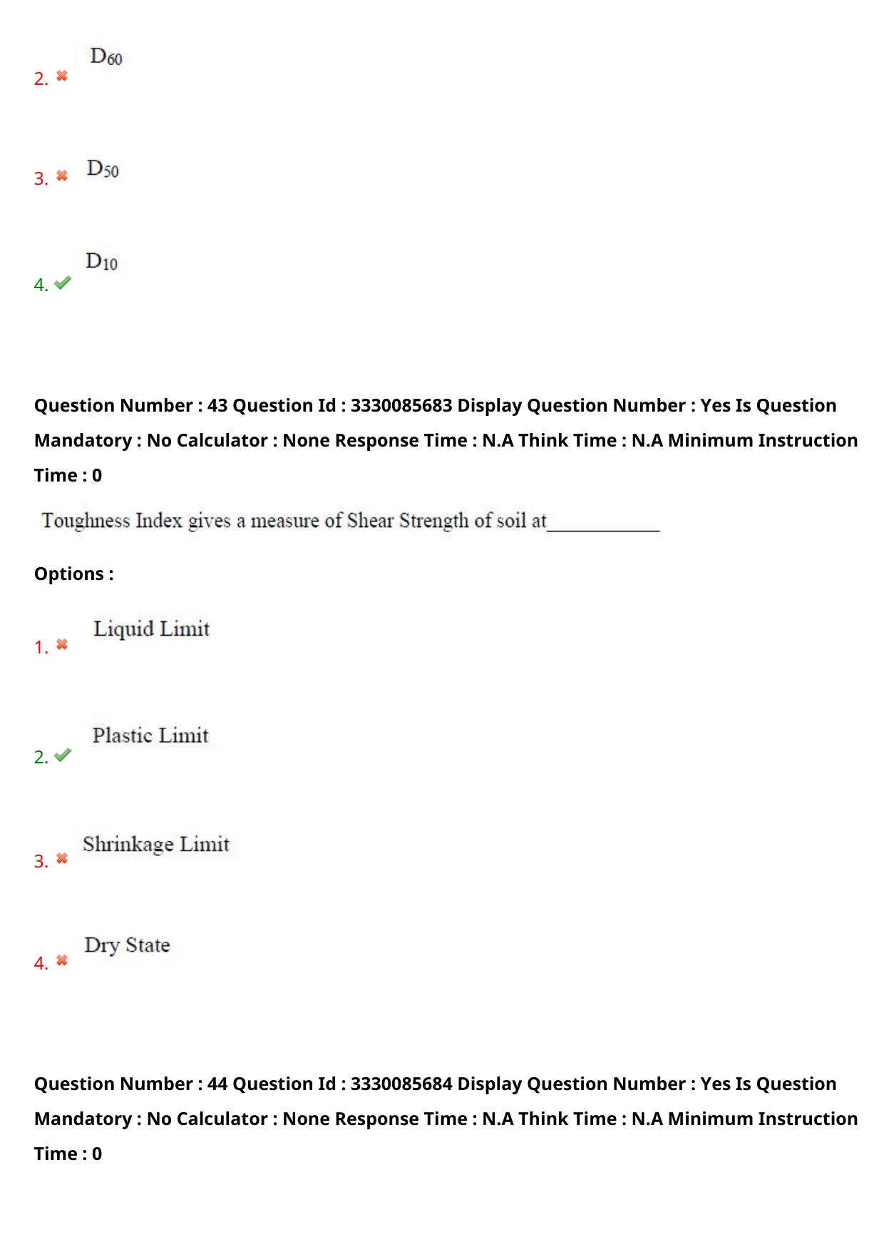 AP PGECET 2024 Civil Engineering Question Paper with Preliminary Key - Page 29