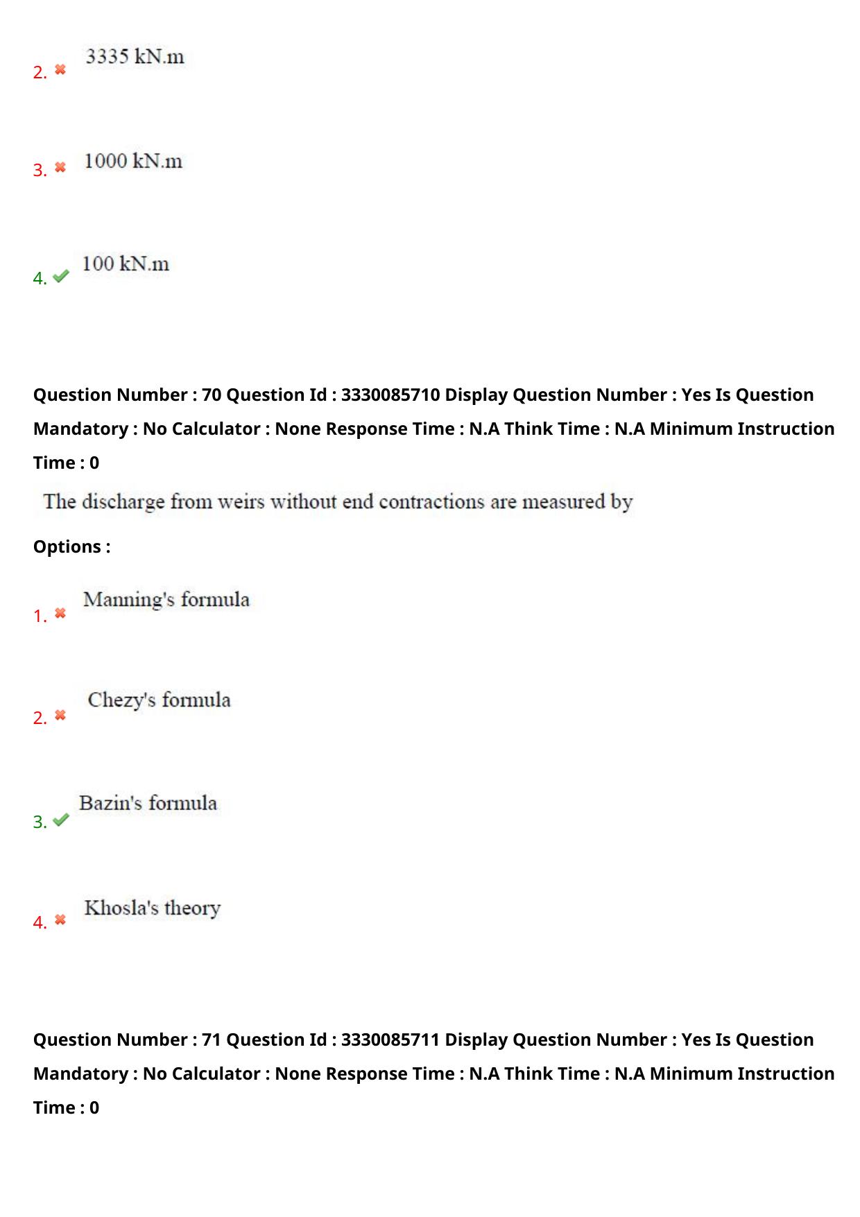 AP PGECET 2024 Civil Engineering Question Paper with Preliminary Key - Page 45