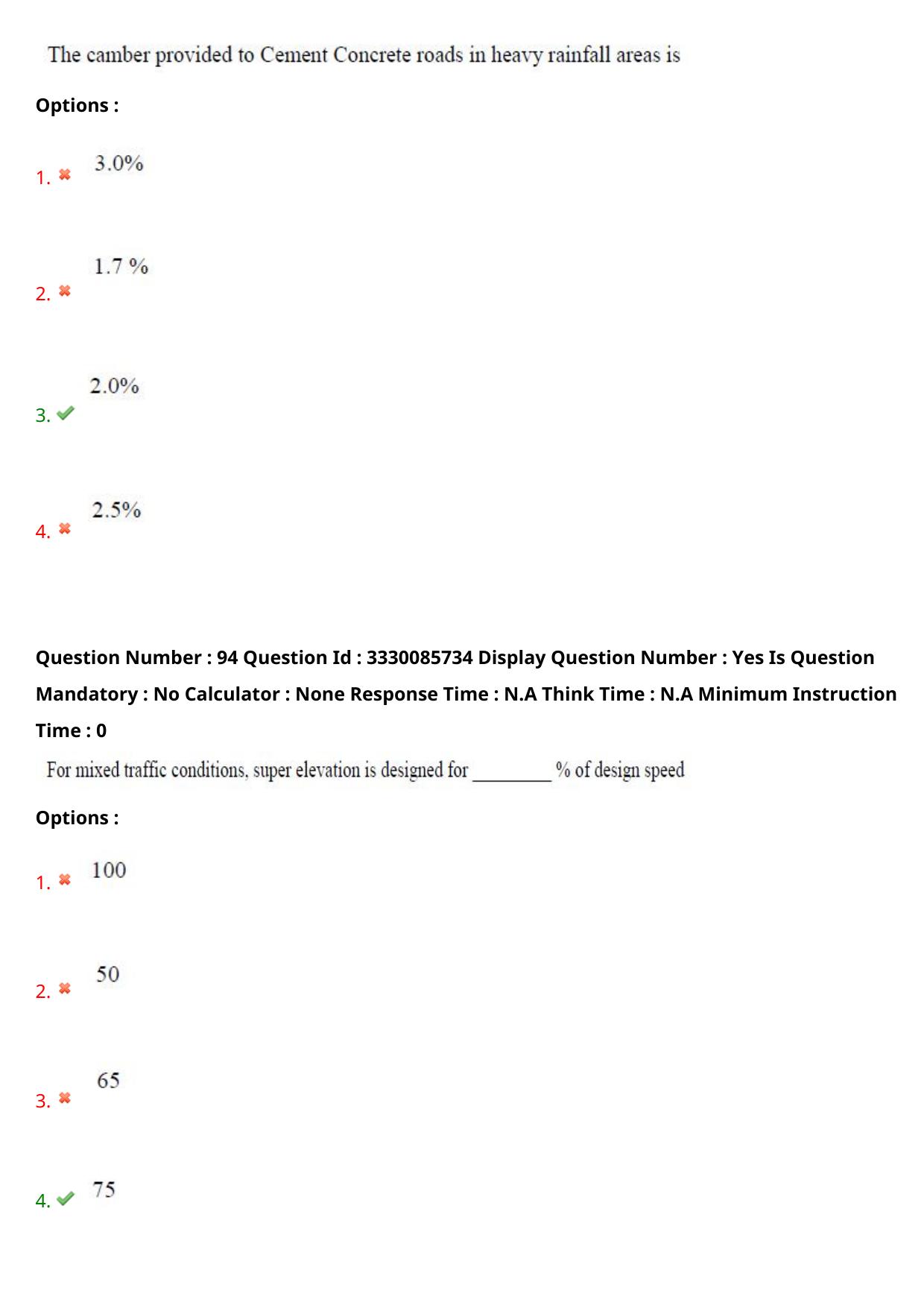 AP PGECET 2024 Civil Engineering Question Paper with Preliminary Key - Page 59