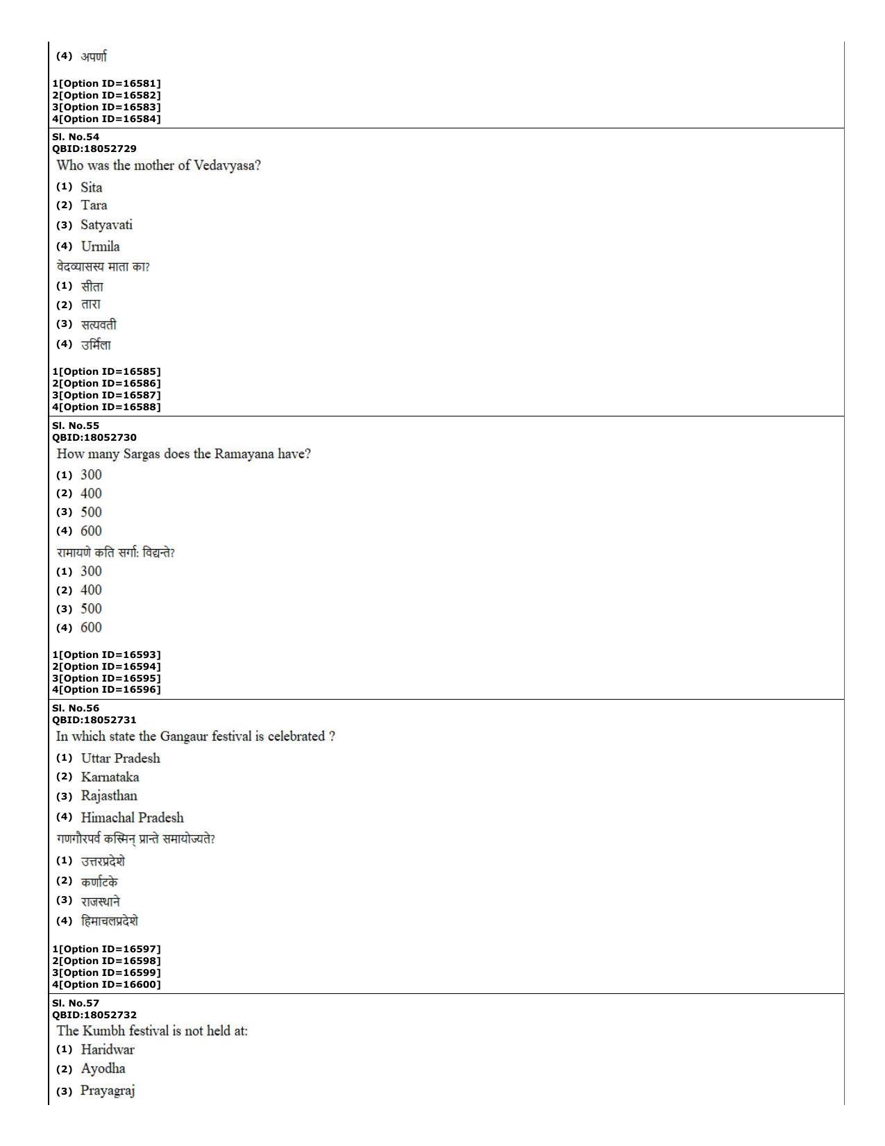 CUET (PG) 2022: PGQP-67 Hindu Studies (06-09-2022) Question Paper - Page 19