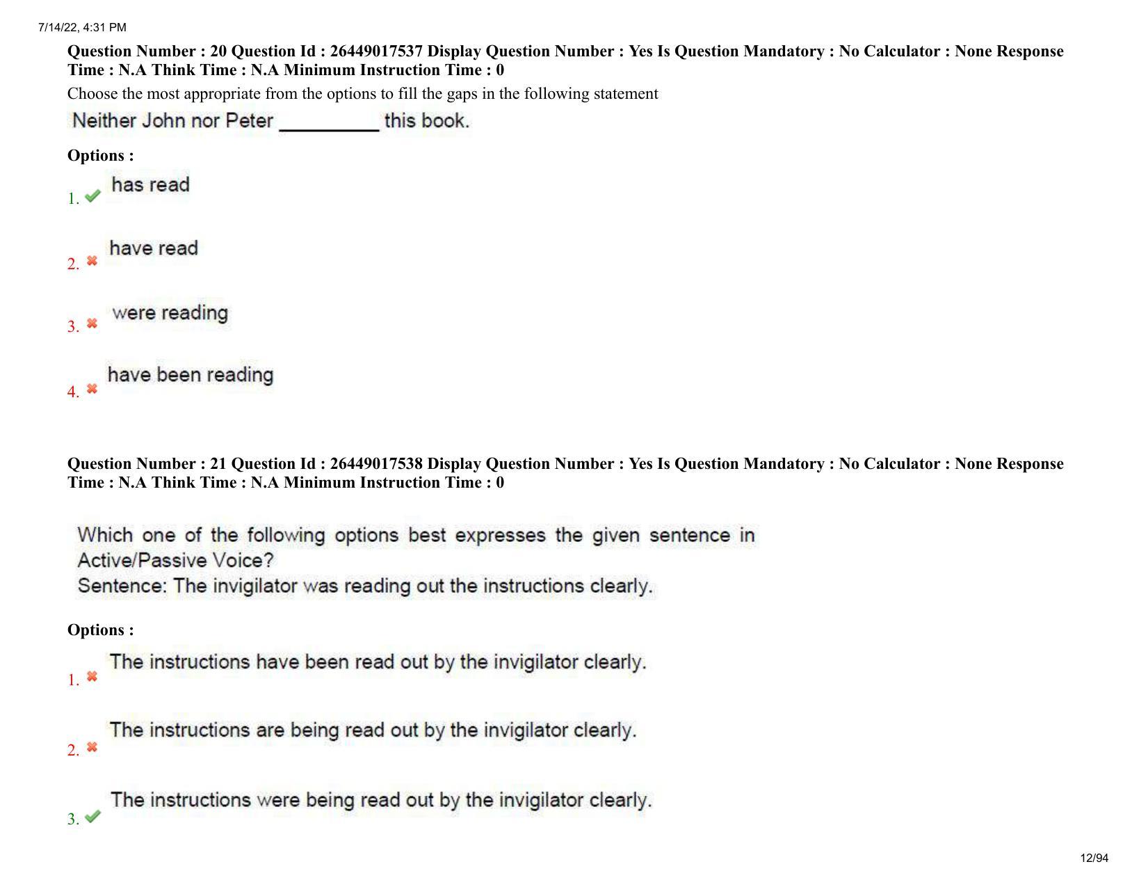 AP EDCET 2022 English Question Paper Shift 1 - Page 12
