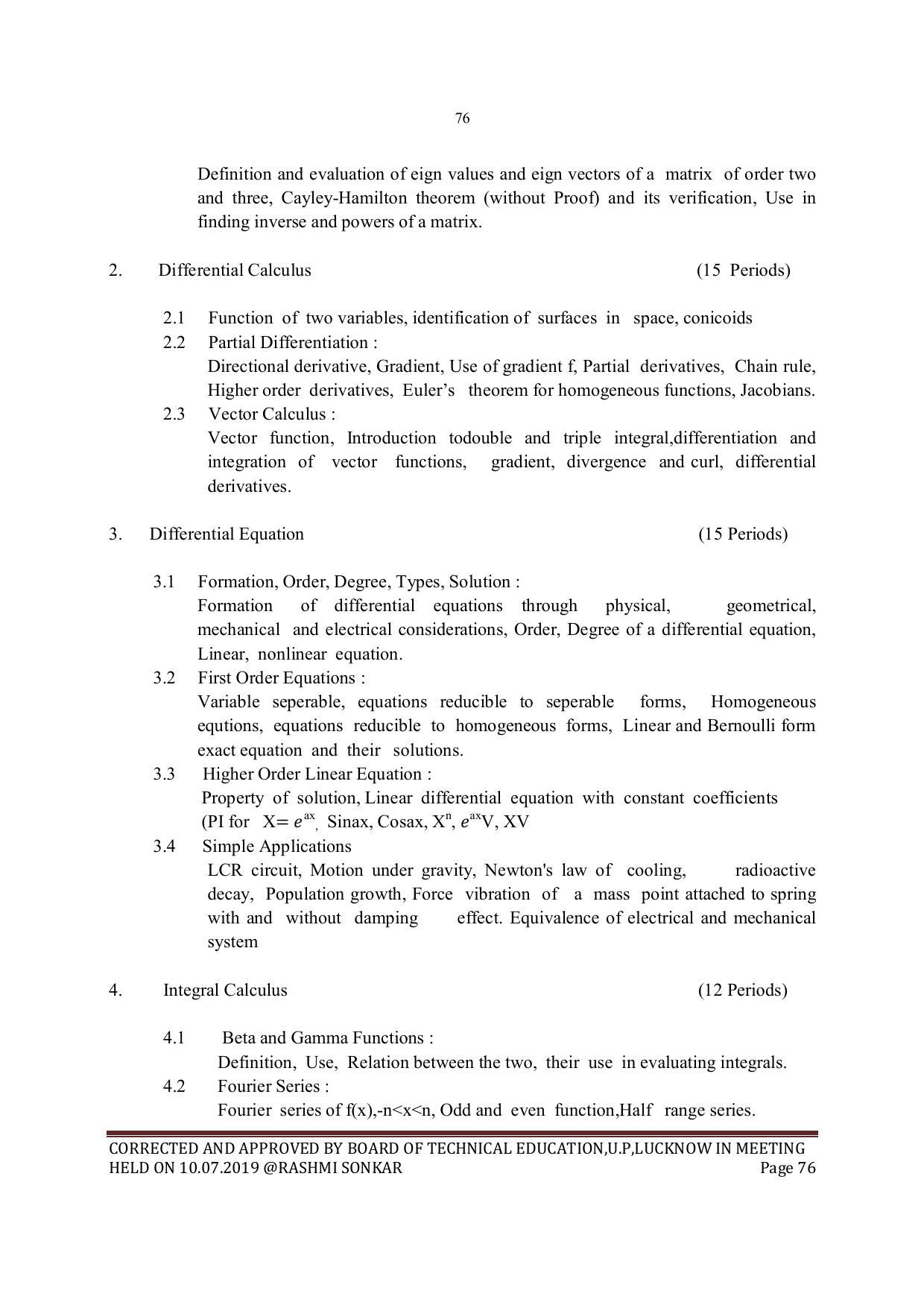 EFFECTIVE FROM JULY 2019-20 - SIX SEMESTER DIPLOMA COURSE IN MECHANICAL ENGINEERING - Page 76