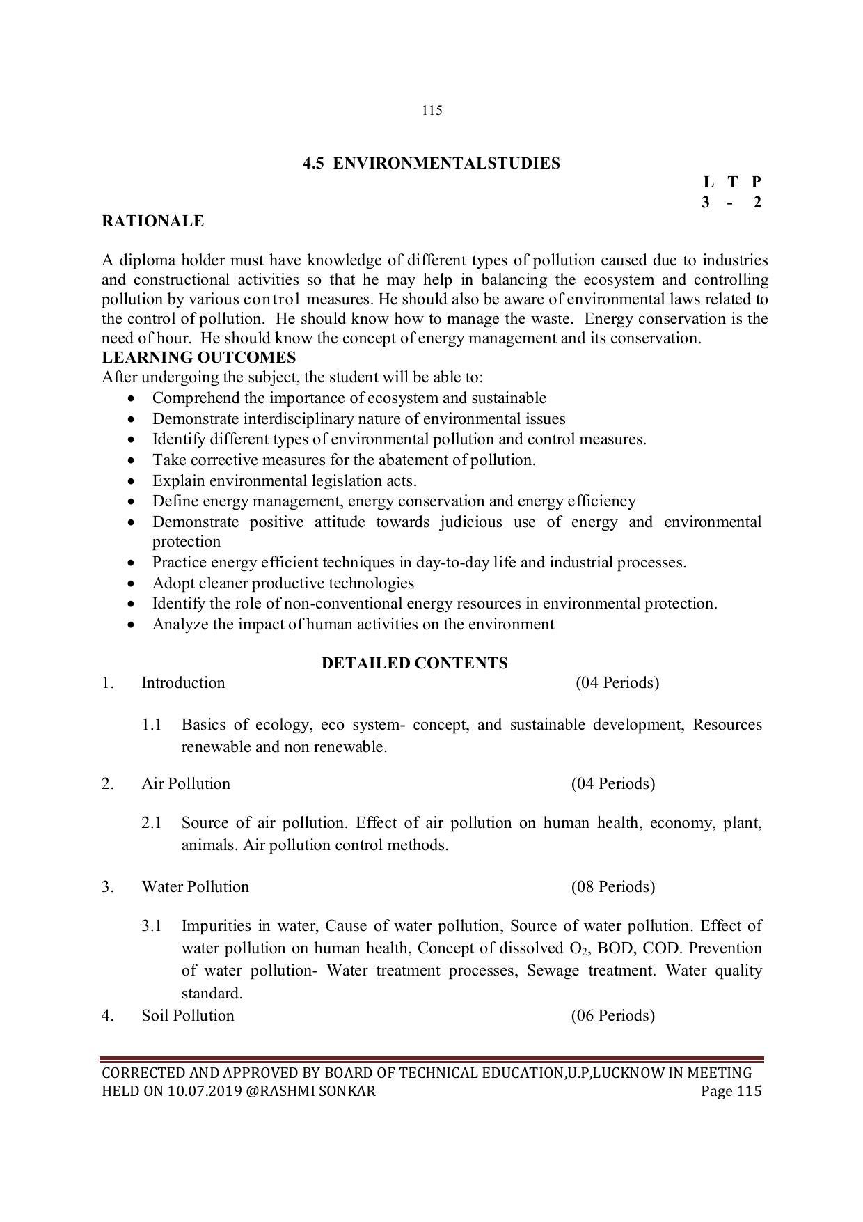 EFFECTIVE FROM JULY 2019-20 - SIX SEMESTER DIPLOMA COURSE IN MECHANICAL ENGINEERING - Page 115