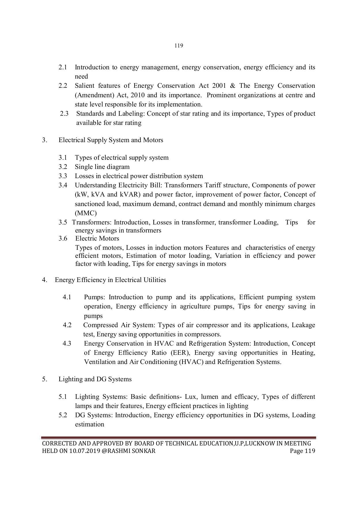 EFFECTIVE FROM JULY 2019-20 - SIX SEMESTER DIPLOMA COURSE IN MECHANICAL ENGINEERING - Page 119
