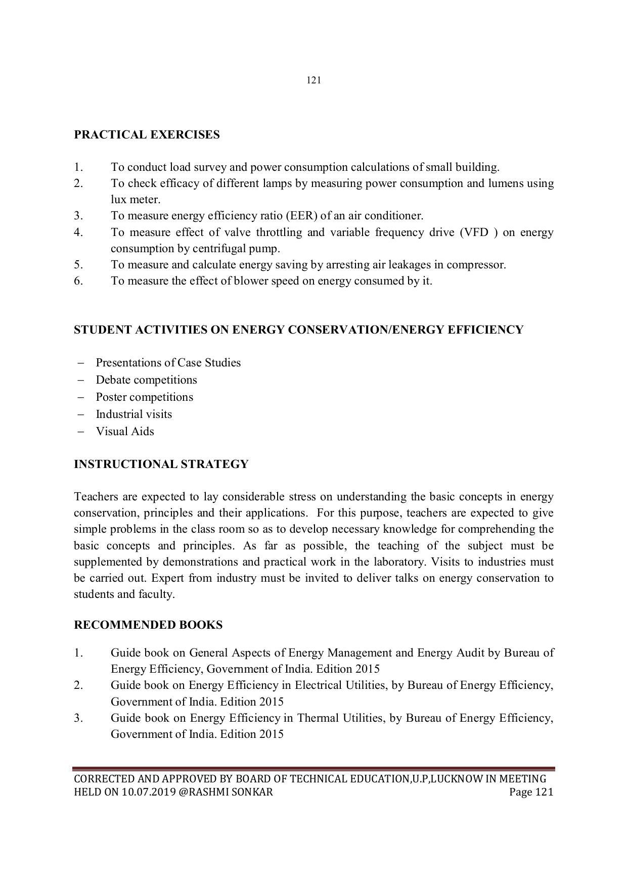 EFFECTIVE FROM JULY 2019-20 - SIX SEMESTER DIPLOMA COURSE IN MECHANICAL ENGINEERING - Page 121