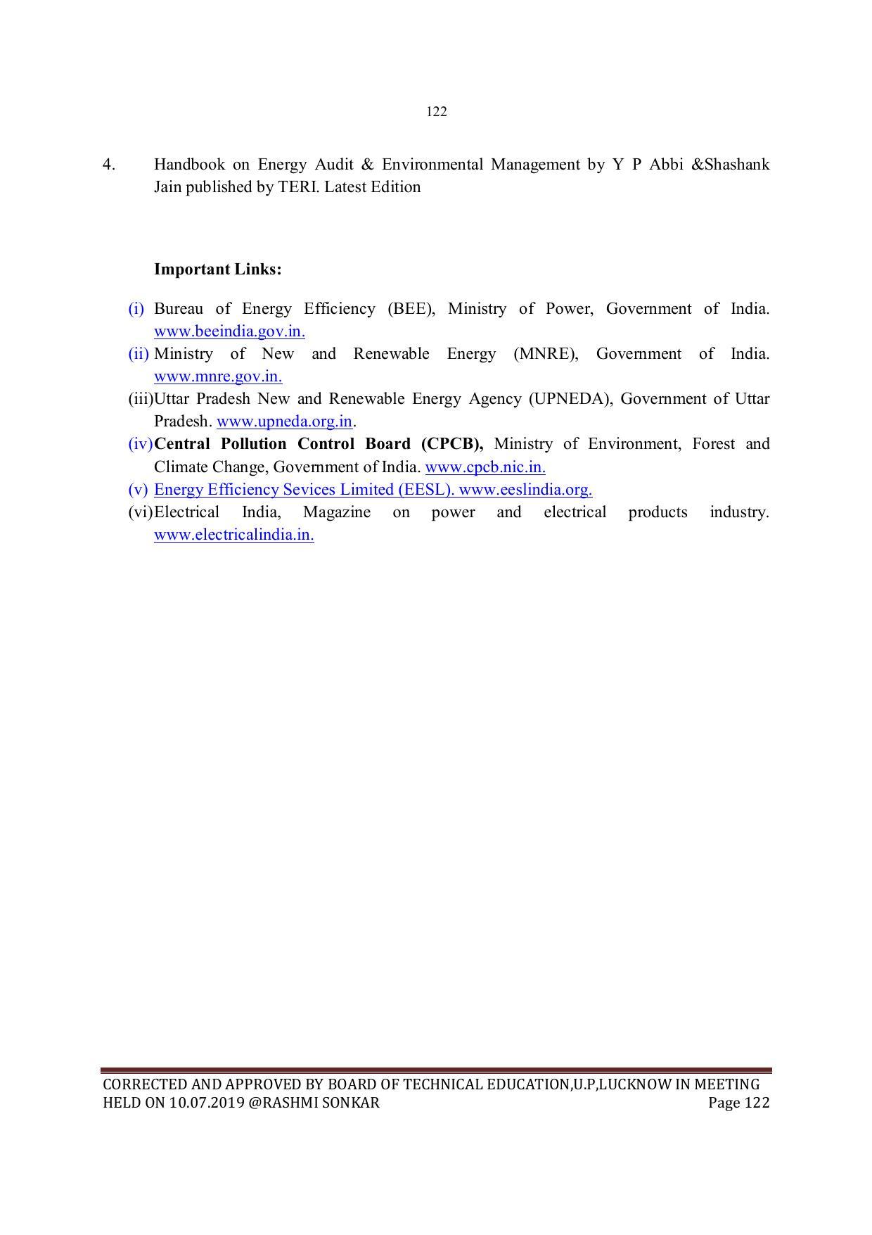 EFFECTIVE FROM JULY 2019-20 - SIX SEMESTER DIPLOMA COURSE IN MECHANICAL ENGINEERING - Page 122