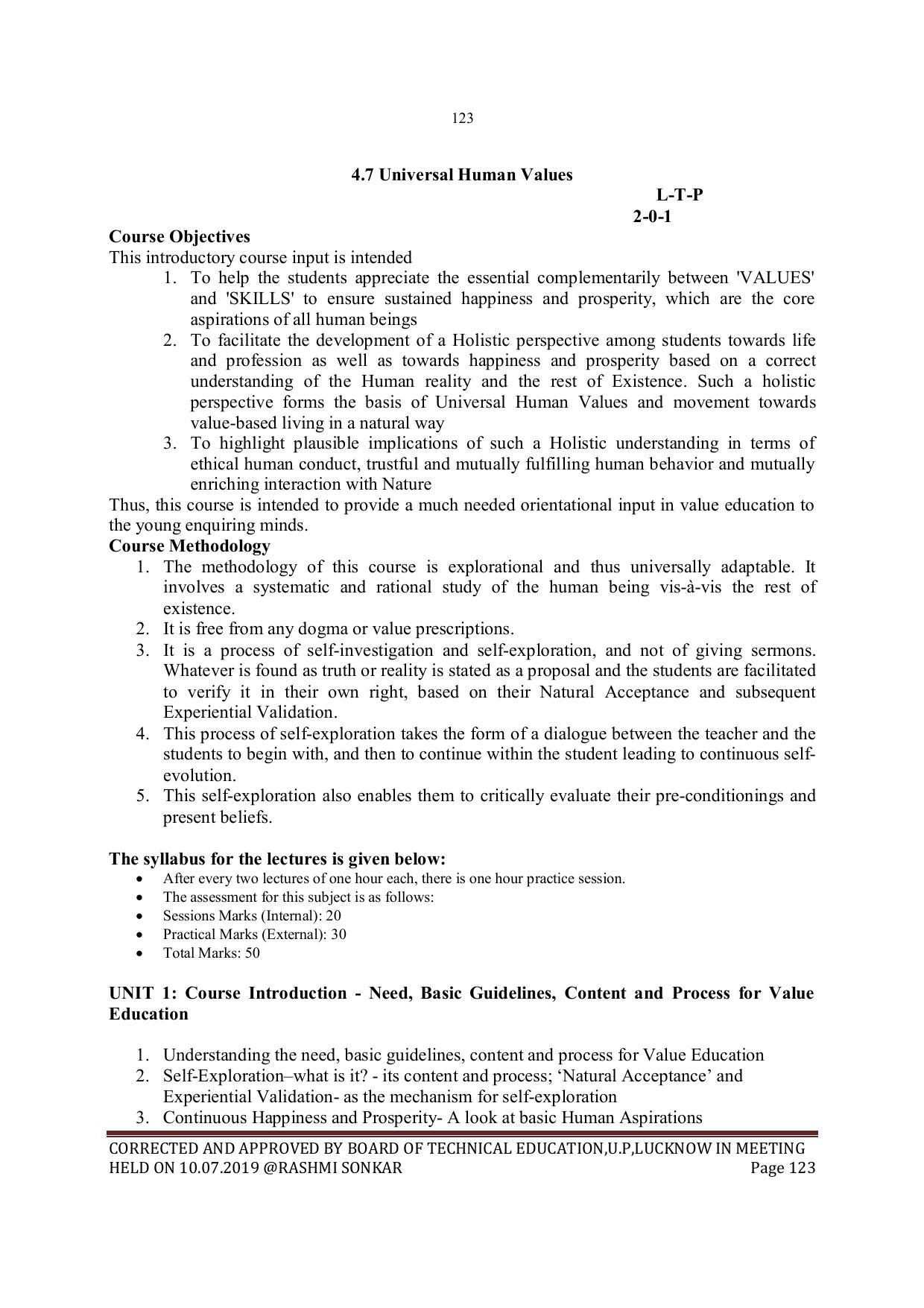 EFFECTIVE FROM JULY 2019-20 - SIX SEMESTER DIPLOMA COURSE IN MECHANICAL ENGINEERING - Page 123