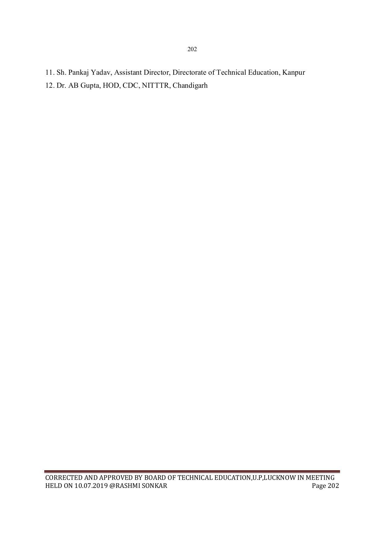 EFFECTIVE FROM JULY 2019-20 - SIX SEMESTER DIPLOMA COURSE IN MECHANICAL ENGINEERING - Page 202