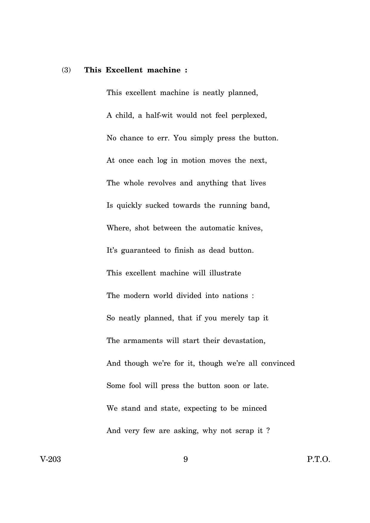 Goa Board Class 12 English Communication Skills  2019_0 (March 2019_0) Question Paper - Page 9
