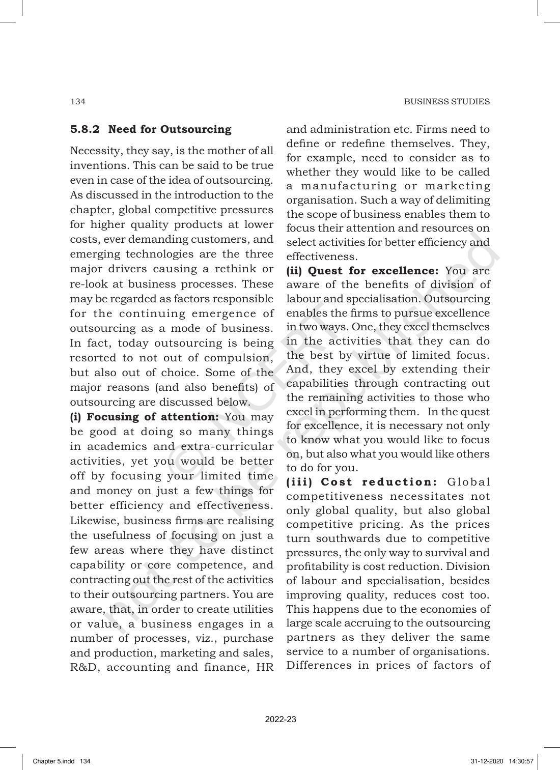 NCERT Book for Class 11 Business Studies Chapter 5 Emerging Modes of Business - Page 22