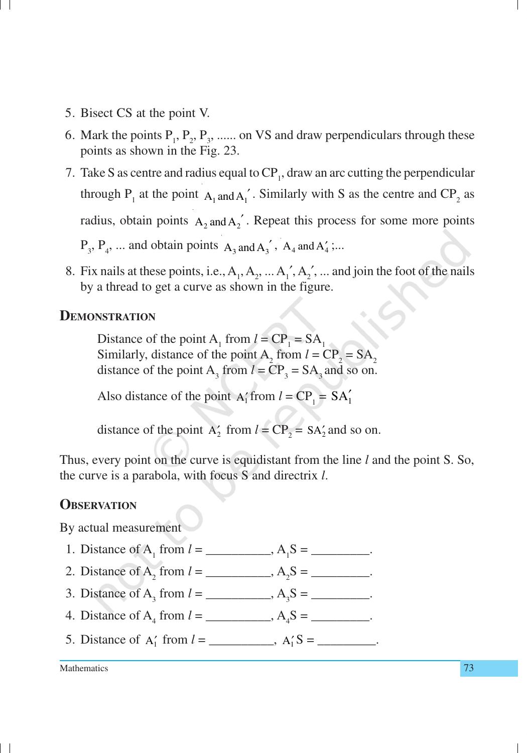 NCERT Laboratory Manuals for Class XI Mathematics - Activities (21 to 33) - Page 8