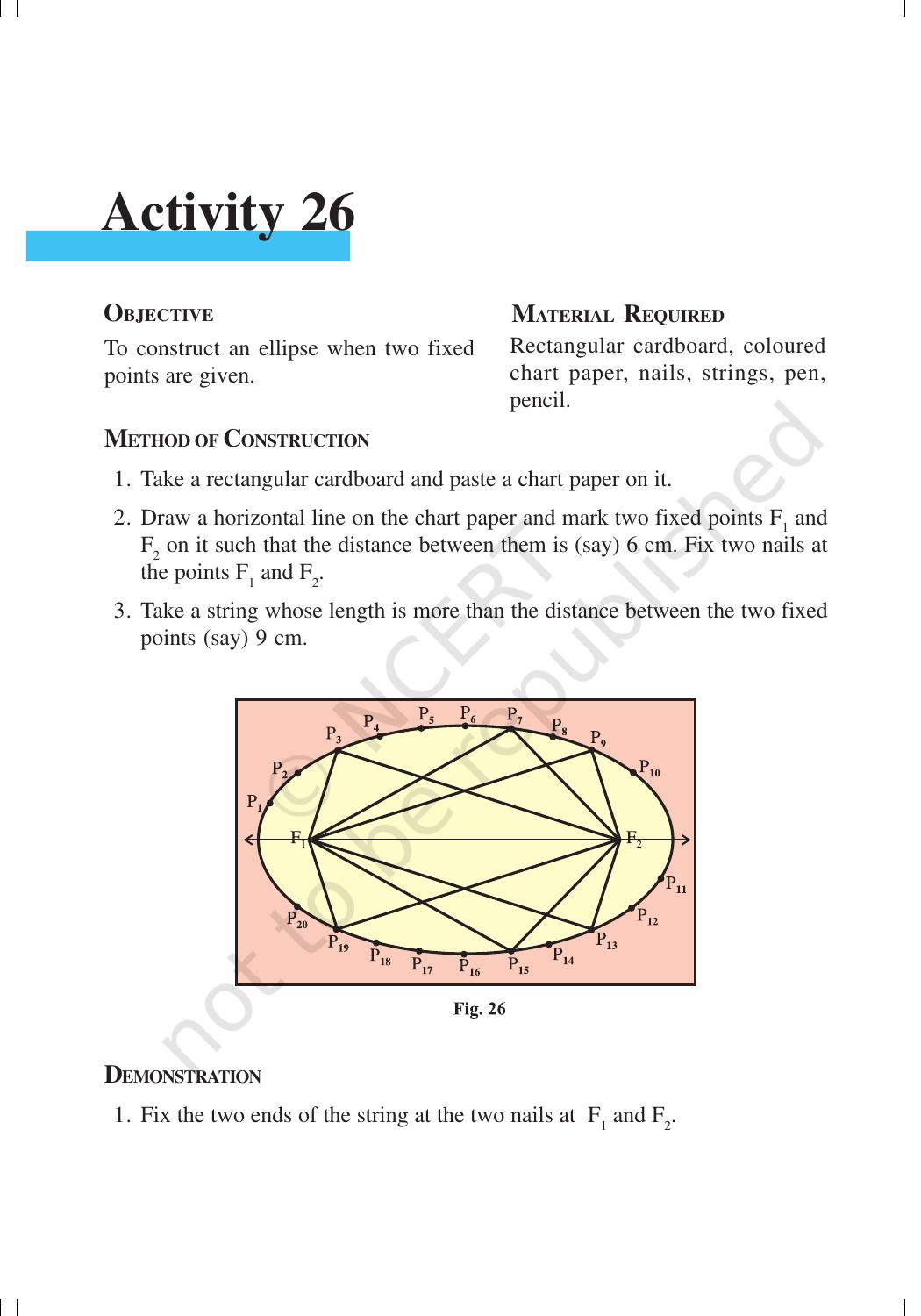 NCERT Laboratory Manuals for Class XI Mathematics - Activities (21 to 33) - Page 14