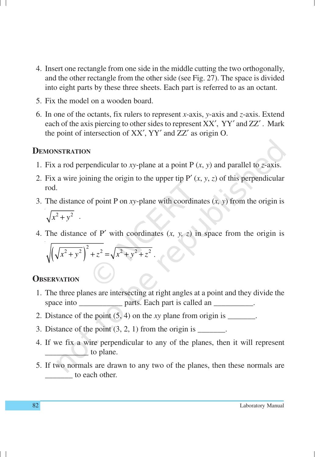 NCERT Laboratory Manuals for Class XI Mathematics - Activities (21 to 33) - Page 17