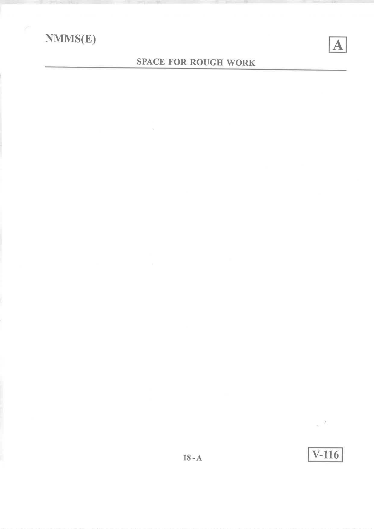 English Medium Nov 2019 (Set A) Class 8 Andhra Pradesh NMMS Question Papers - Page 18