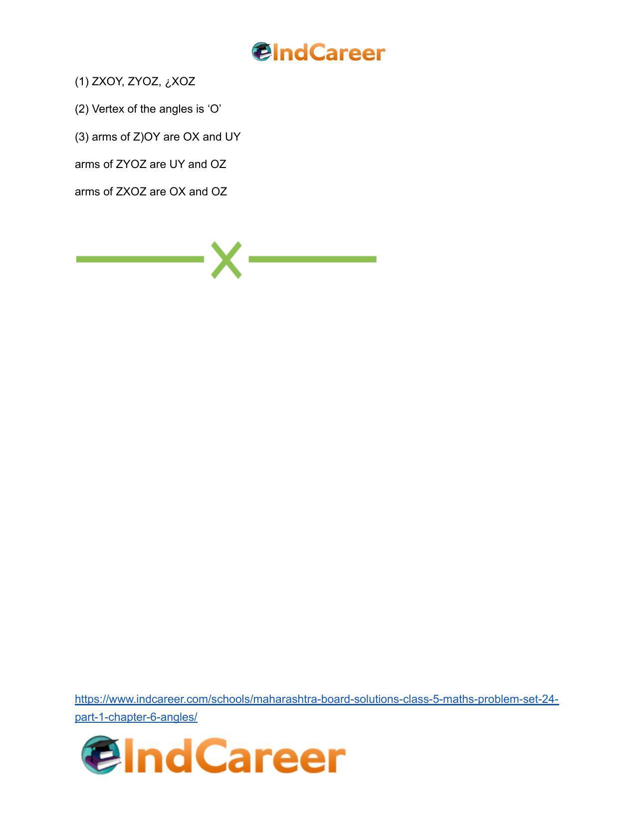 Maharashtra Board Solutions Class 5-Maths (Problem Set 24) - Part 1: Chapter 6- Angles - Page 7