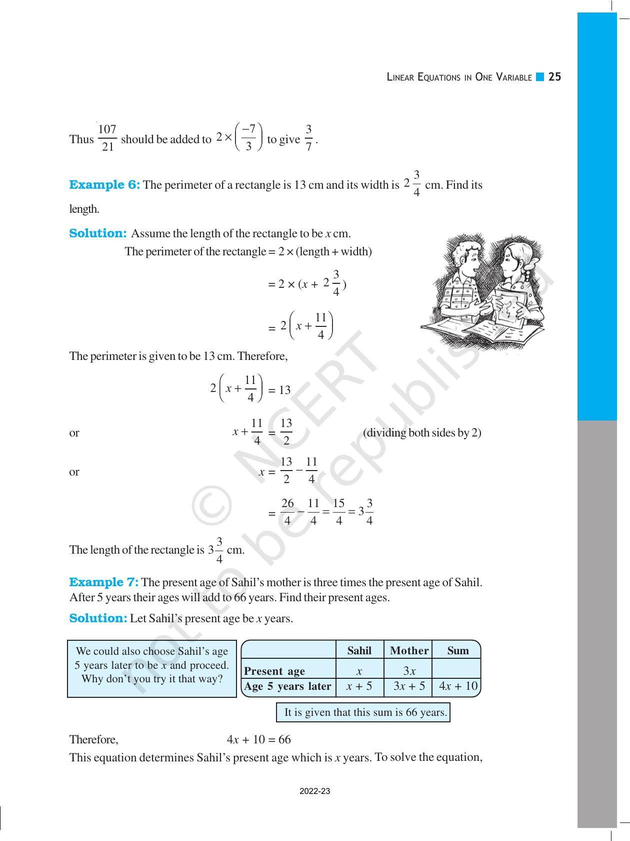 NCERT Book for Class 8 Maths Chapter 2 Linear Equations in One Variable - Page 5