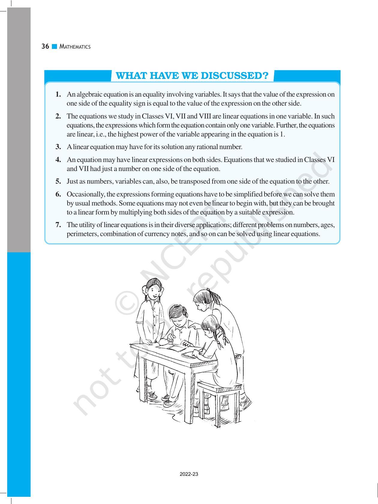 NCERT Book for Class 8 Maths Chapter 2 Linear Equations in One Variable - Page 16